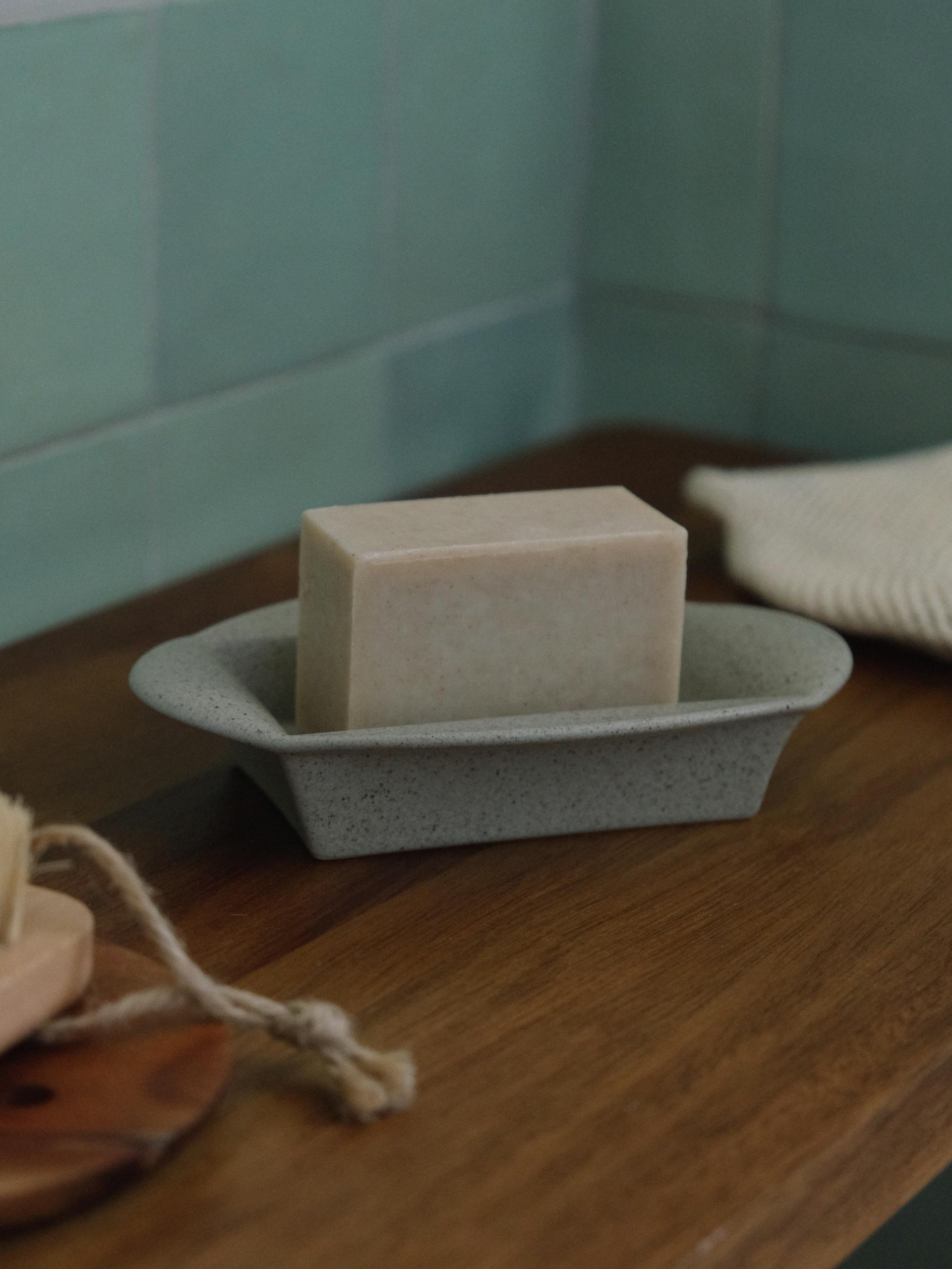Soil Oval Sauce Bowl - Stone