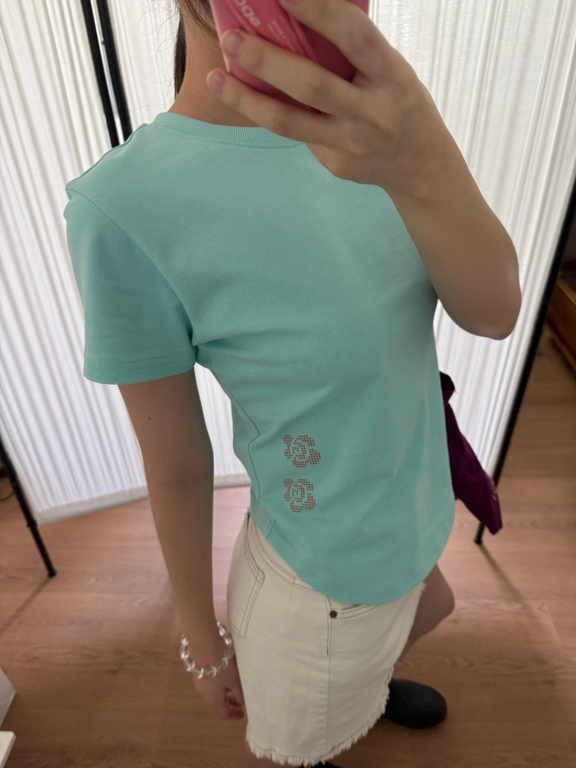Flower Hunt T Shirt - Mint