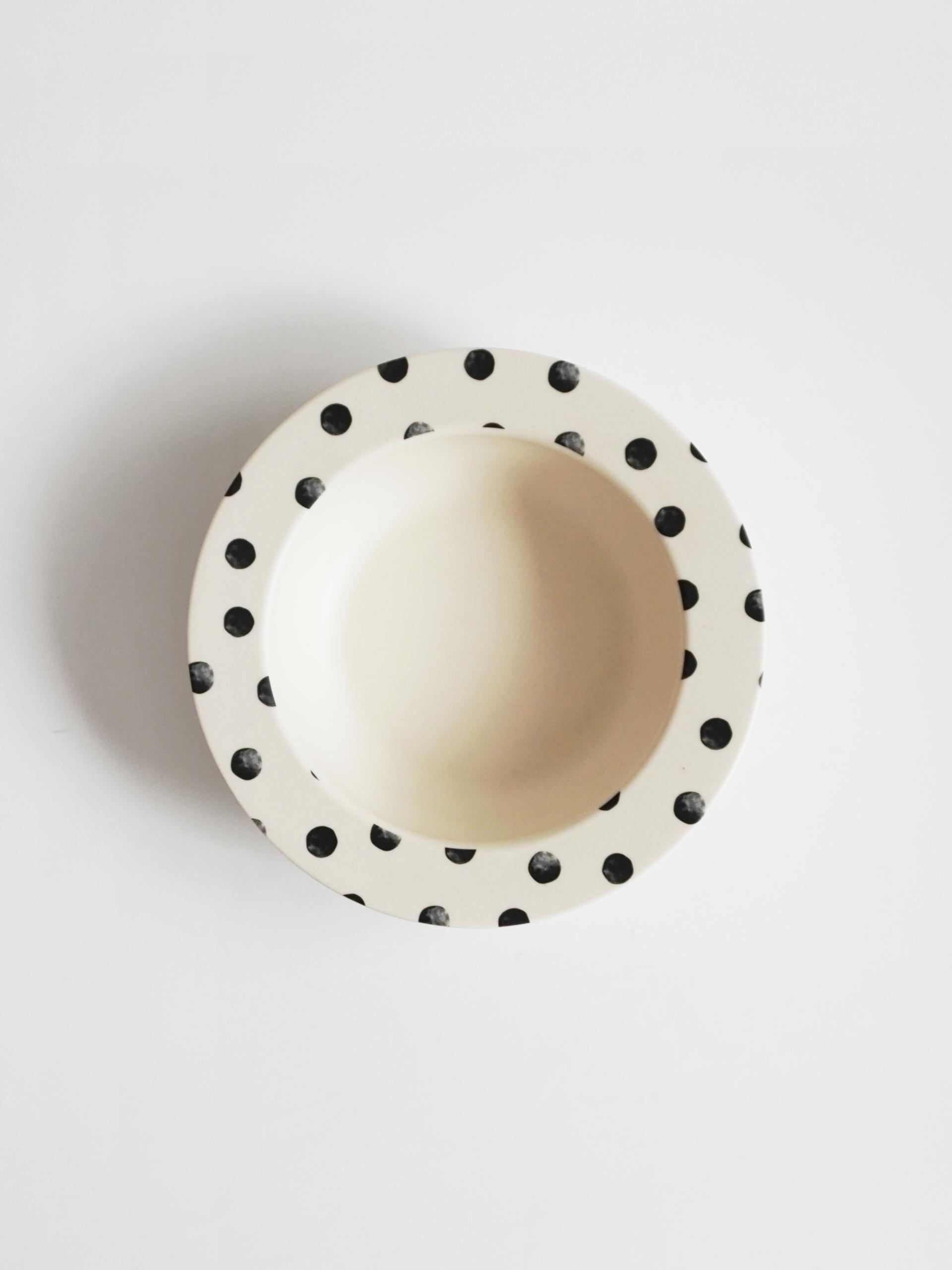 Dot Pattern Picnic Bowl