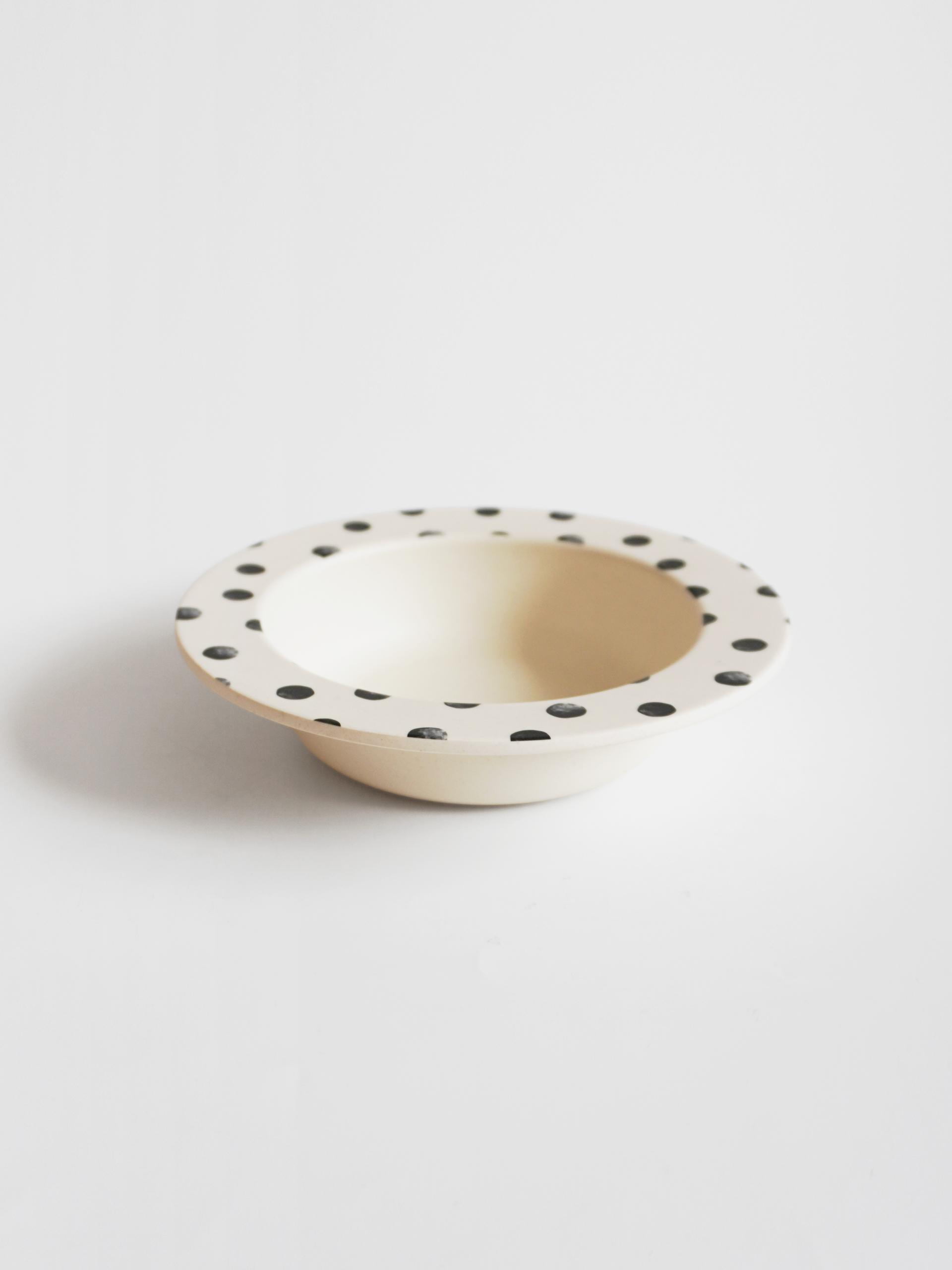 Dot Pattern Picnic Bowl