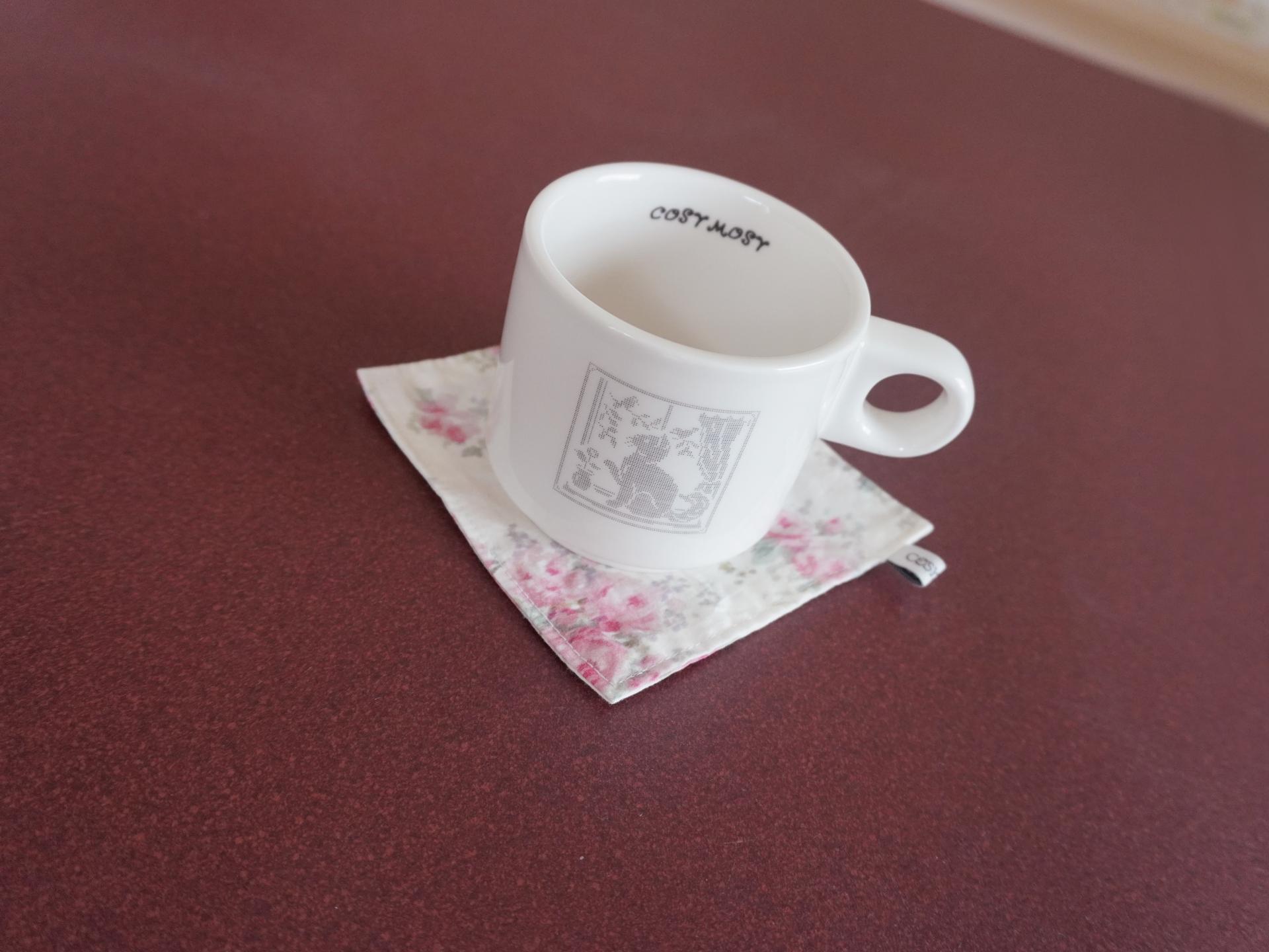 Cottage Rose Kitchen Cloth Coaster - 2 Color