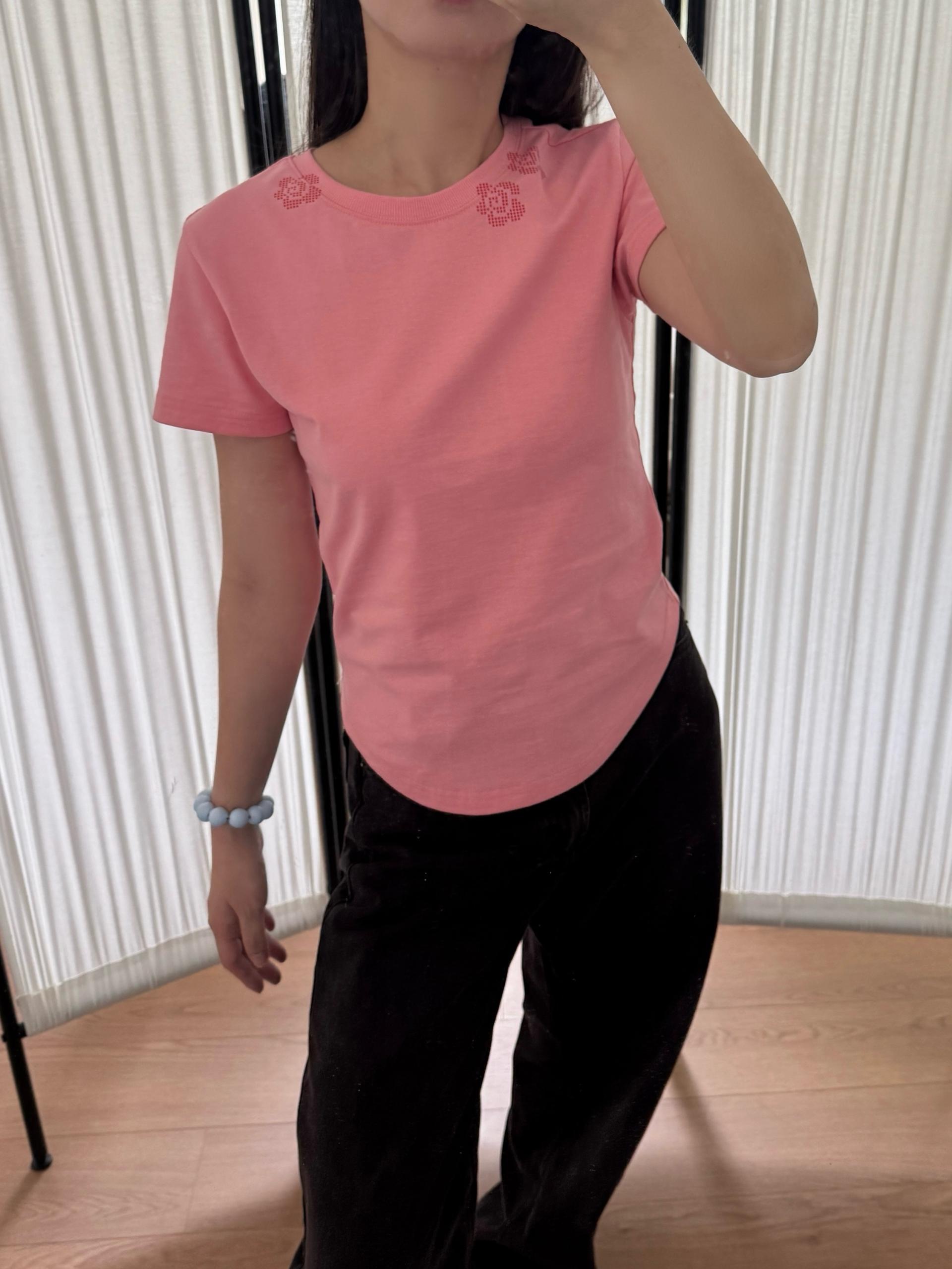 Flower Hunt T Shirt - Pink
