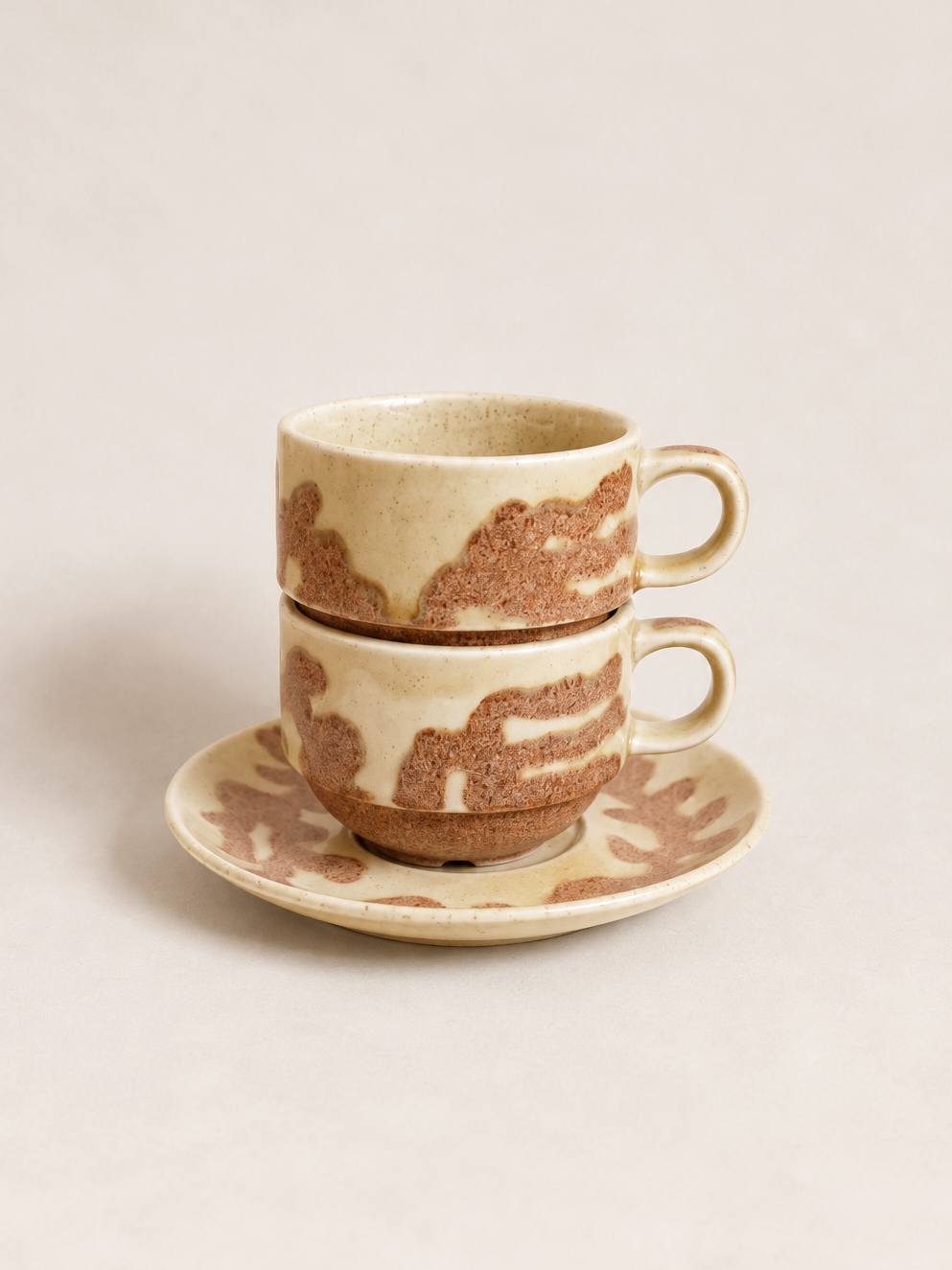 Brown Coral Cup Set