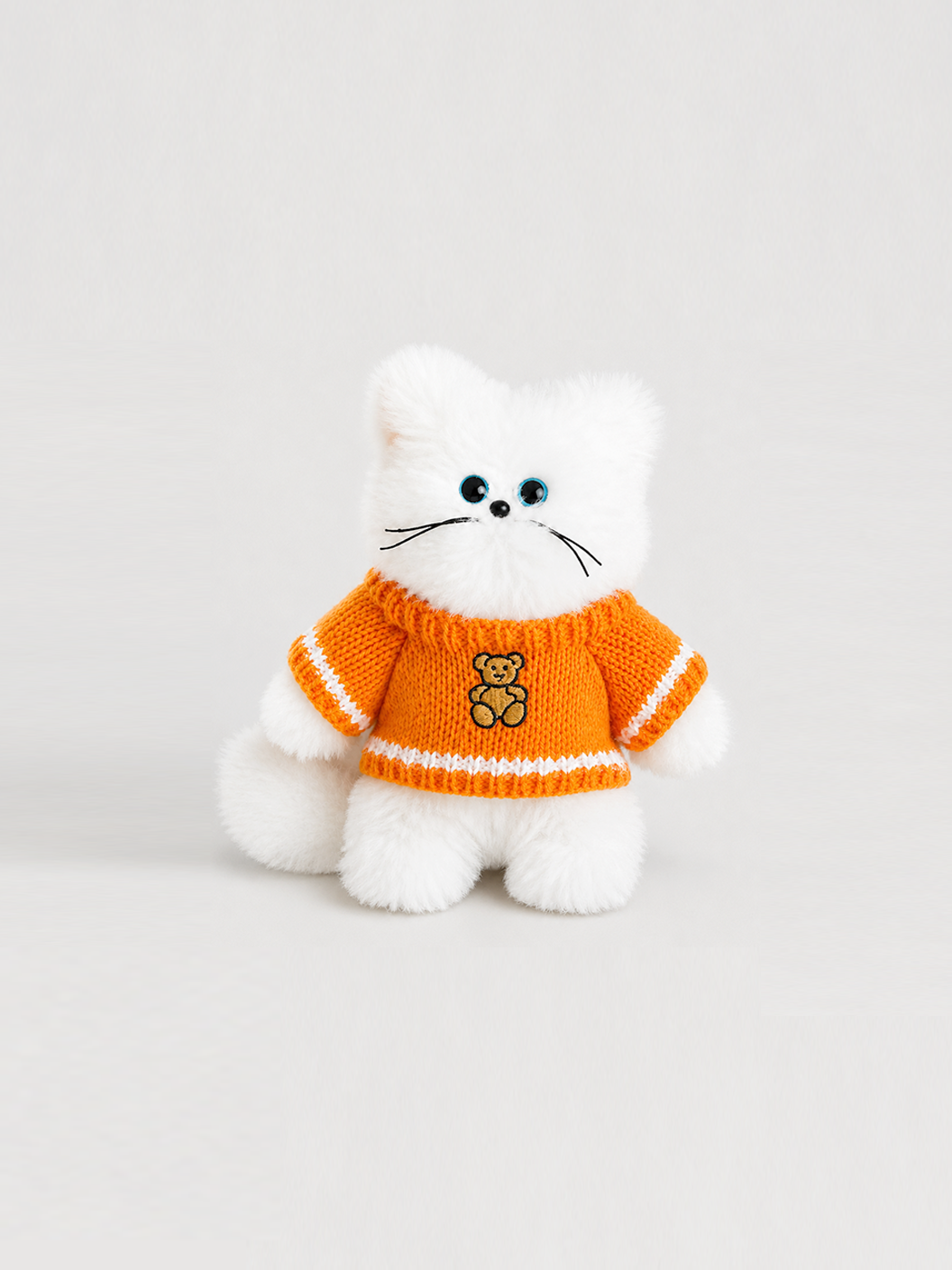 Orange Bear Knit