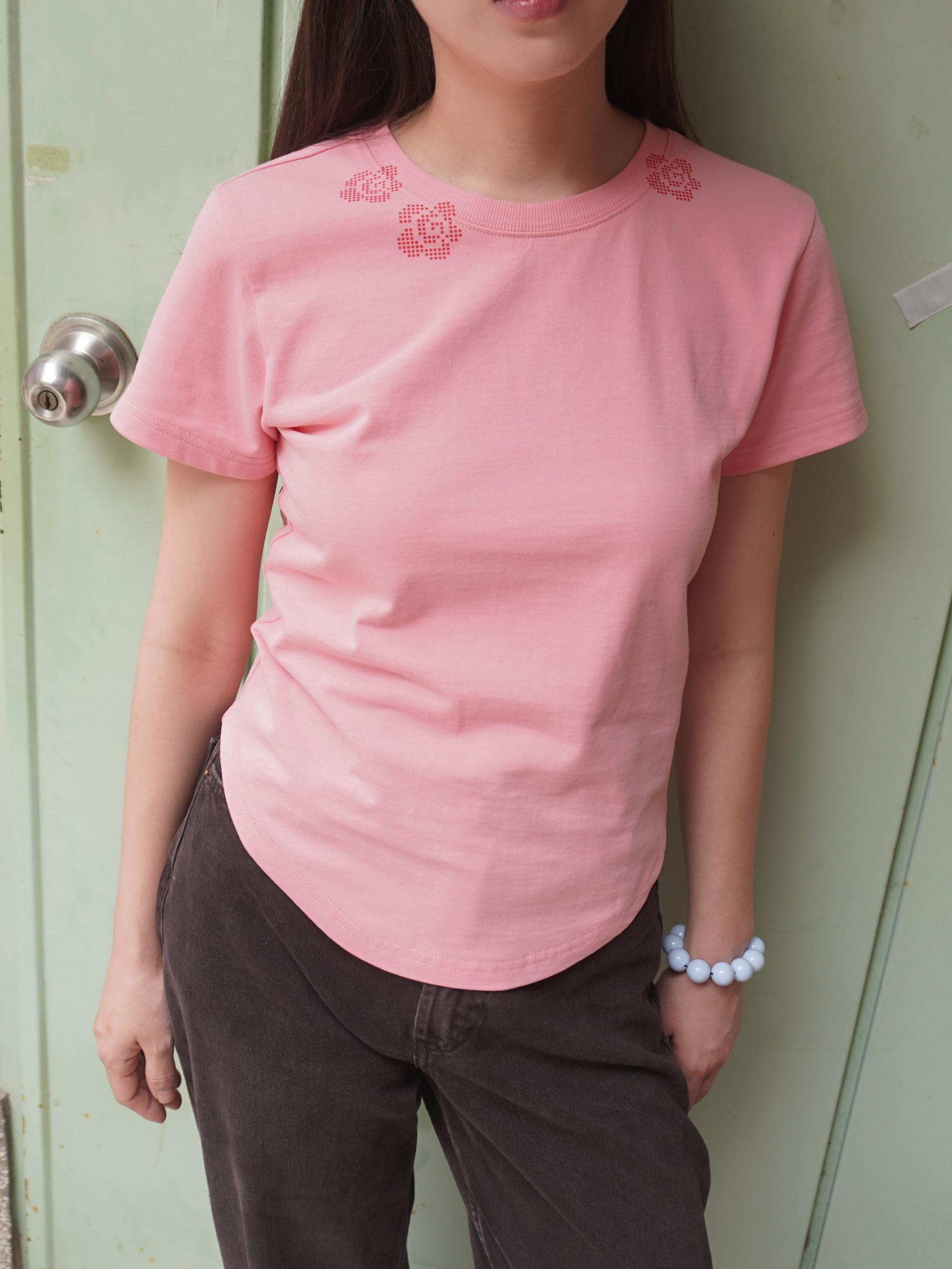 Flower Hunt T Shirt - Pink