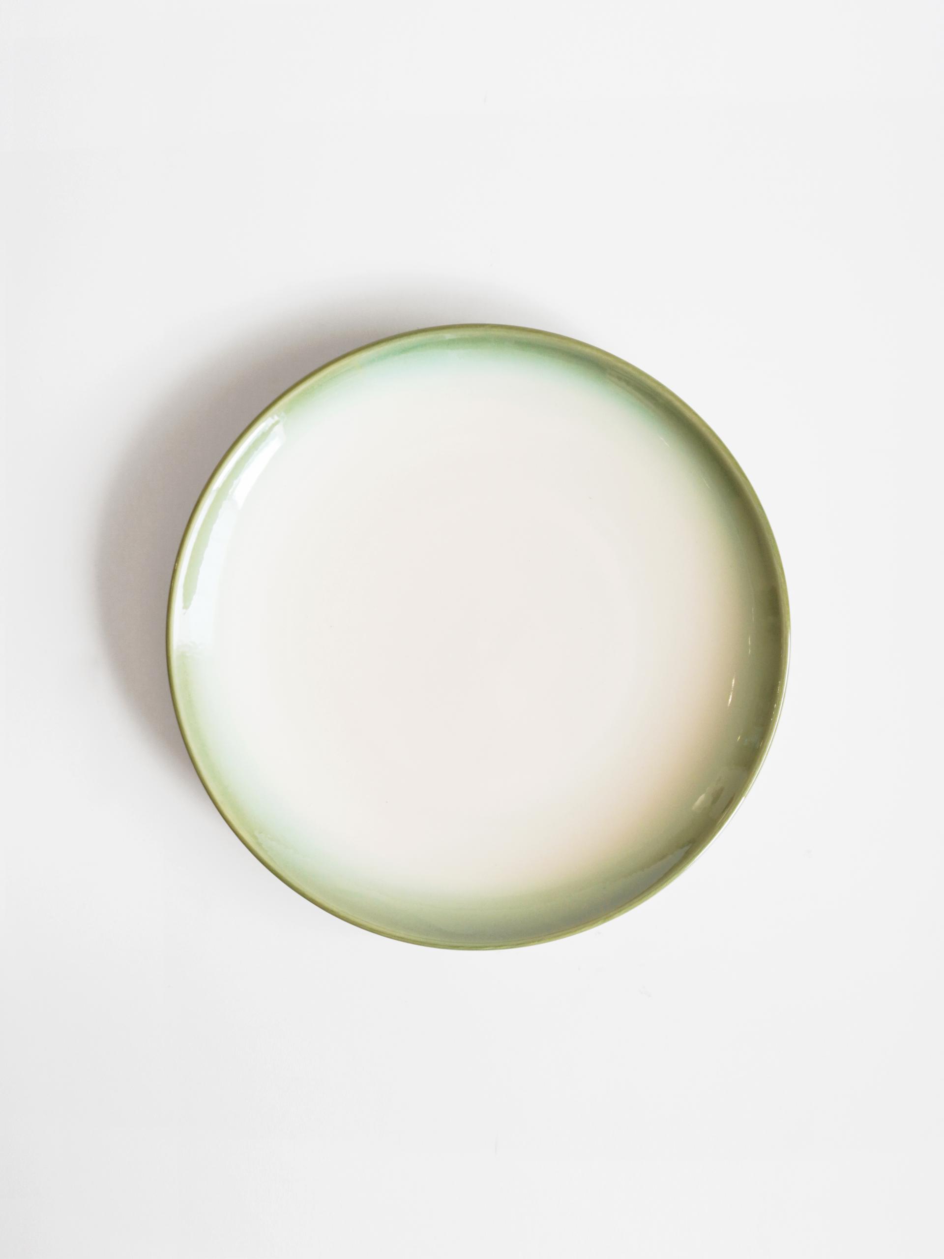 Gradient Dinner Plate - Green