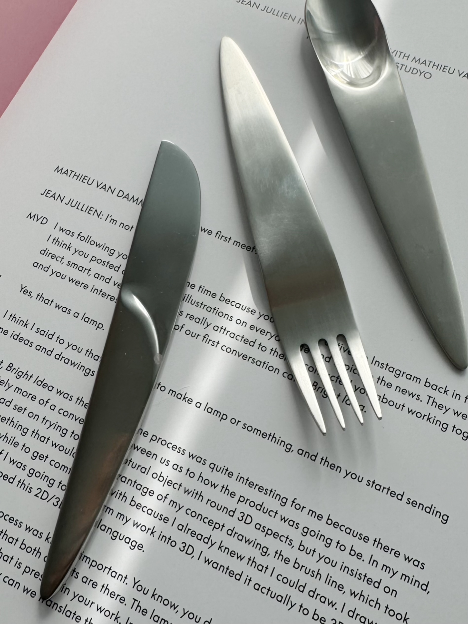 Modern Steel Cutlery - 3 Type