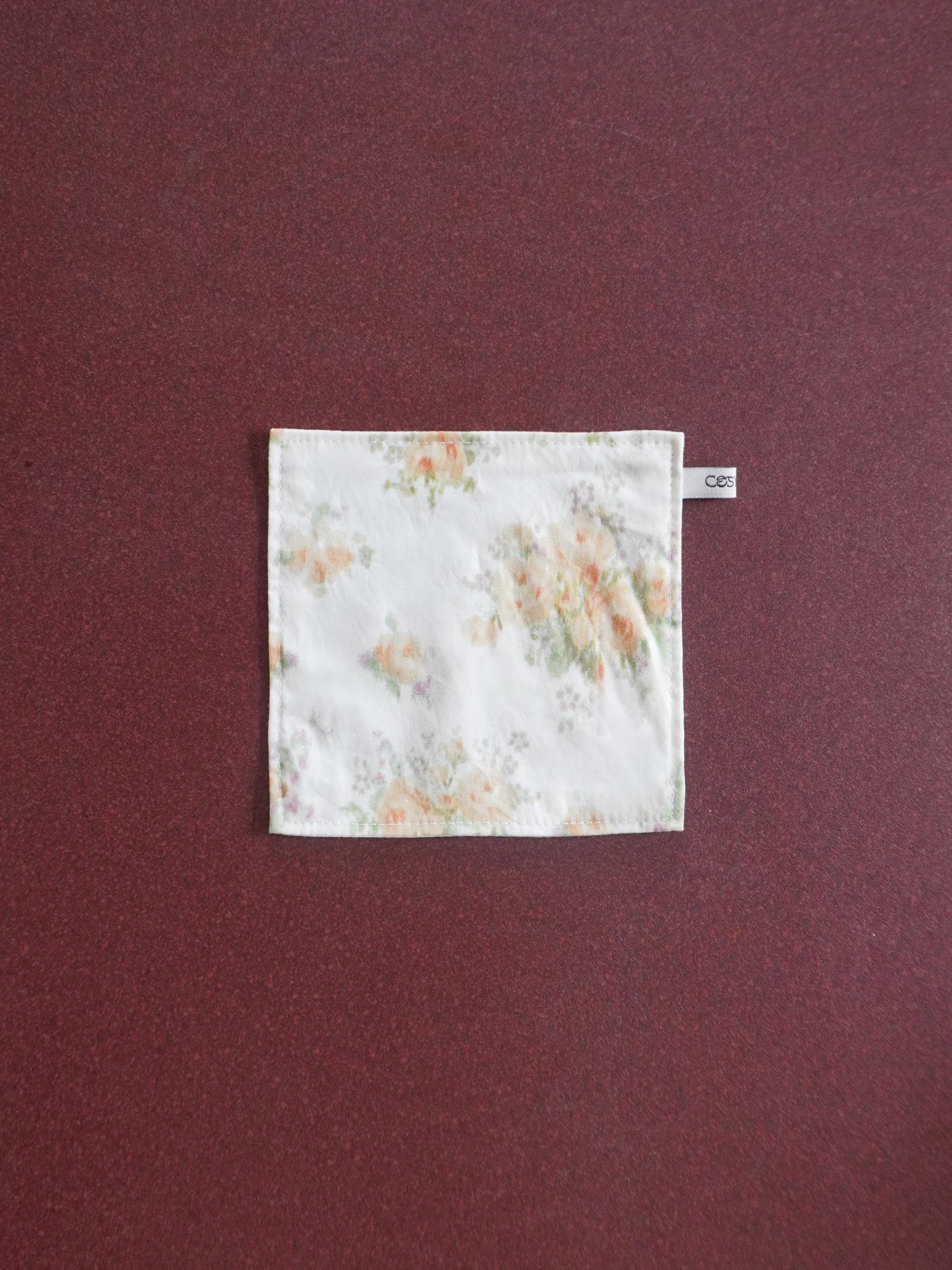 Cottage Rose Kitchen Cloth - Coaster (Yellow)