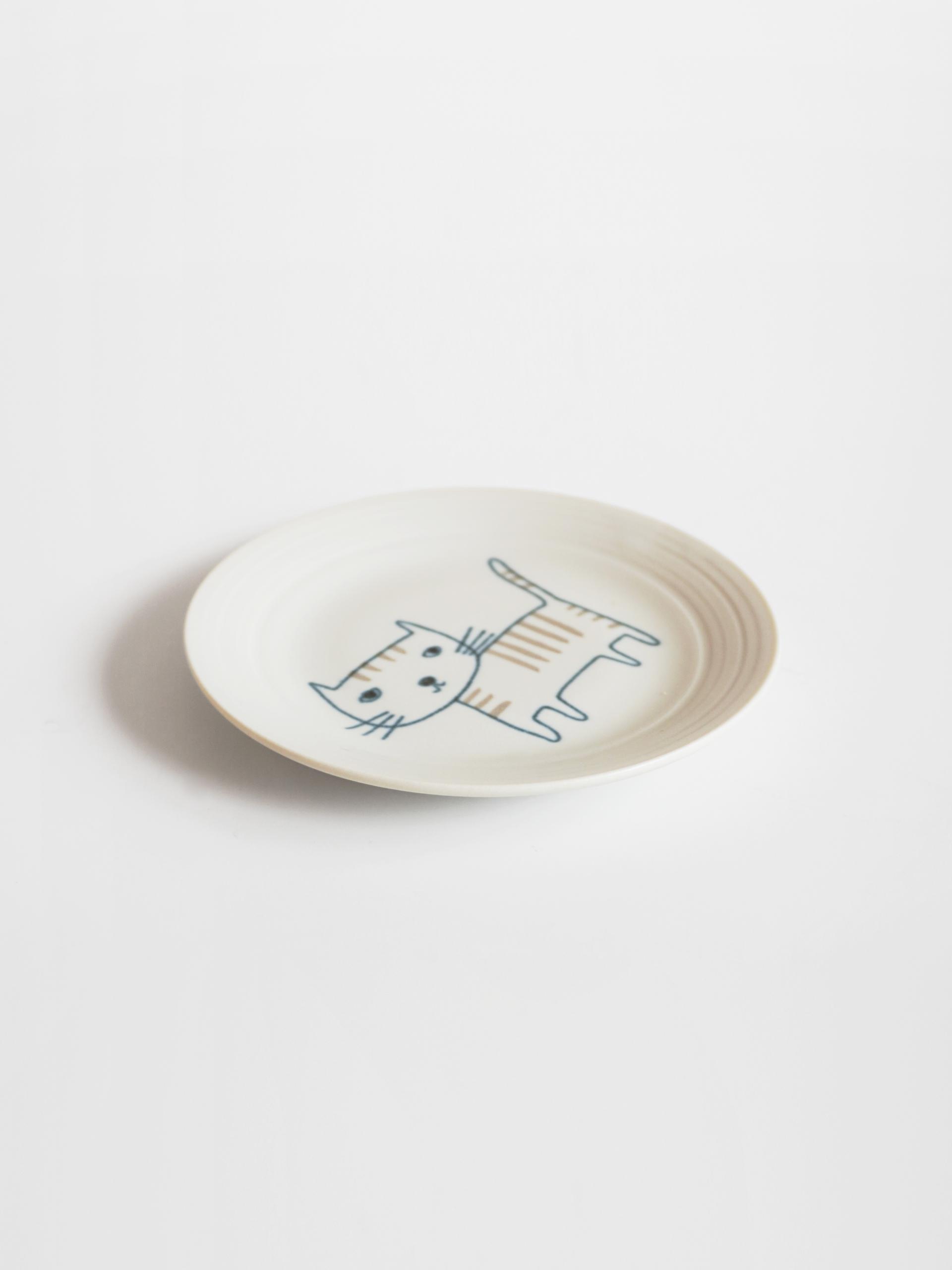 Drawing Cat Plate