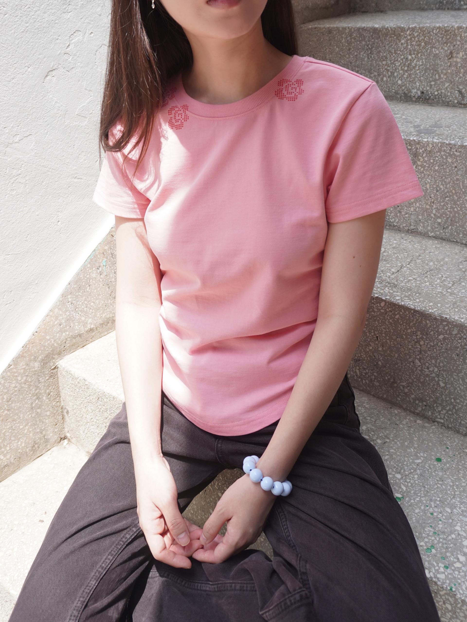 Flower Hunt T Shirt - Pink