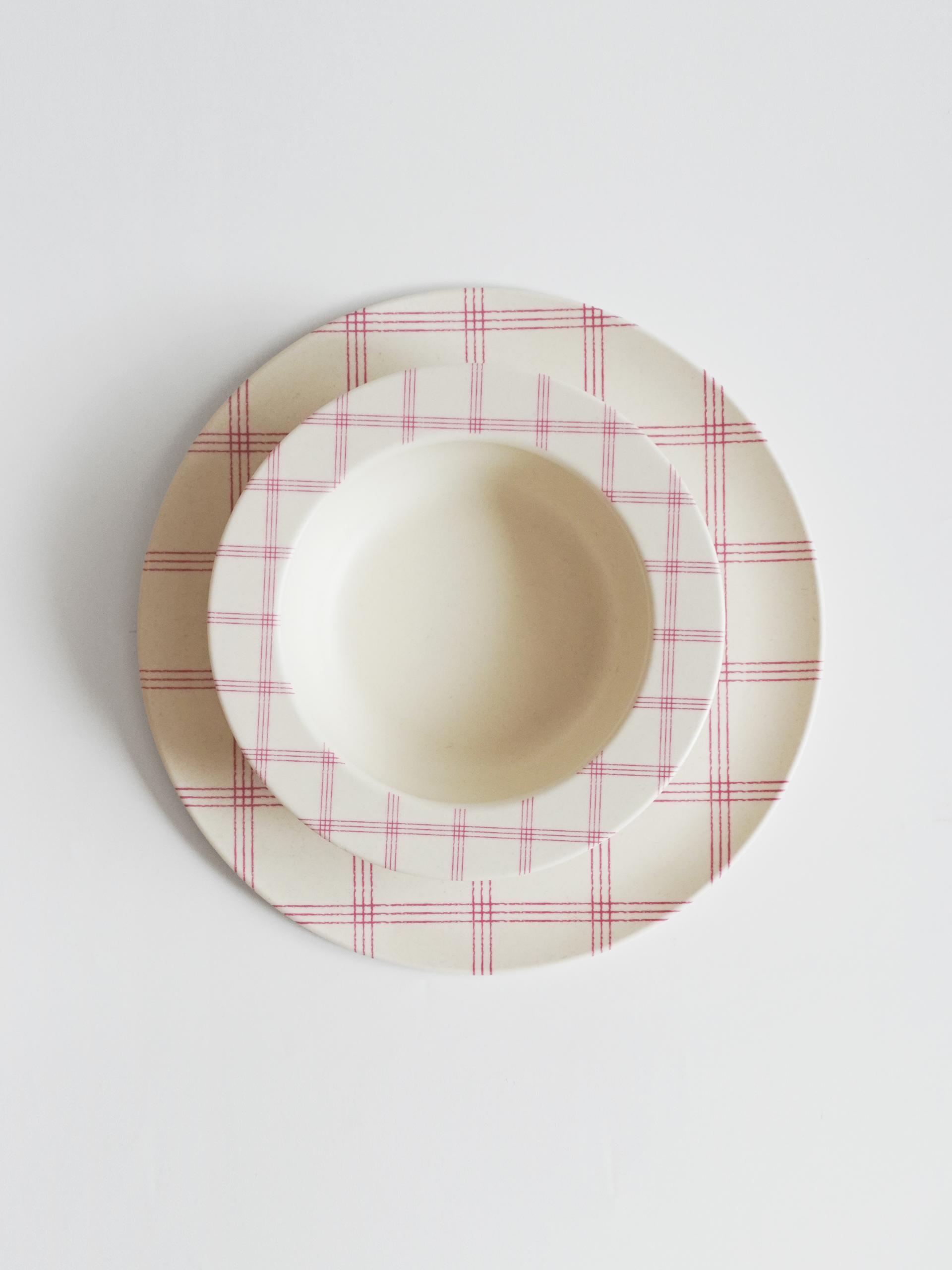 Pink Pattern Picnic Bowl