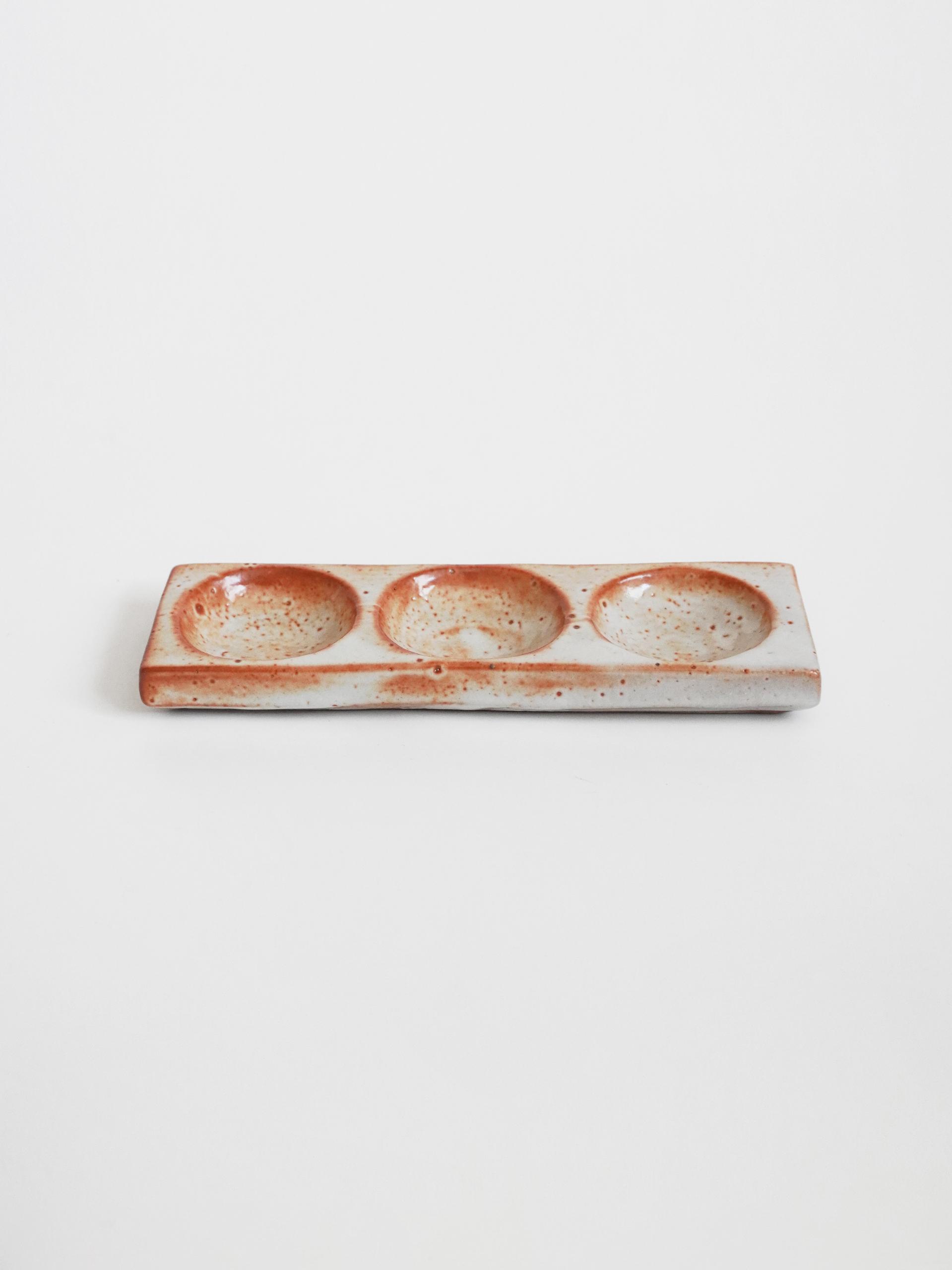 Round Brick Sauce Bowl - 3구