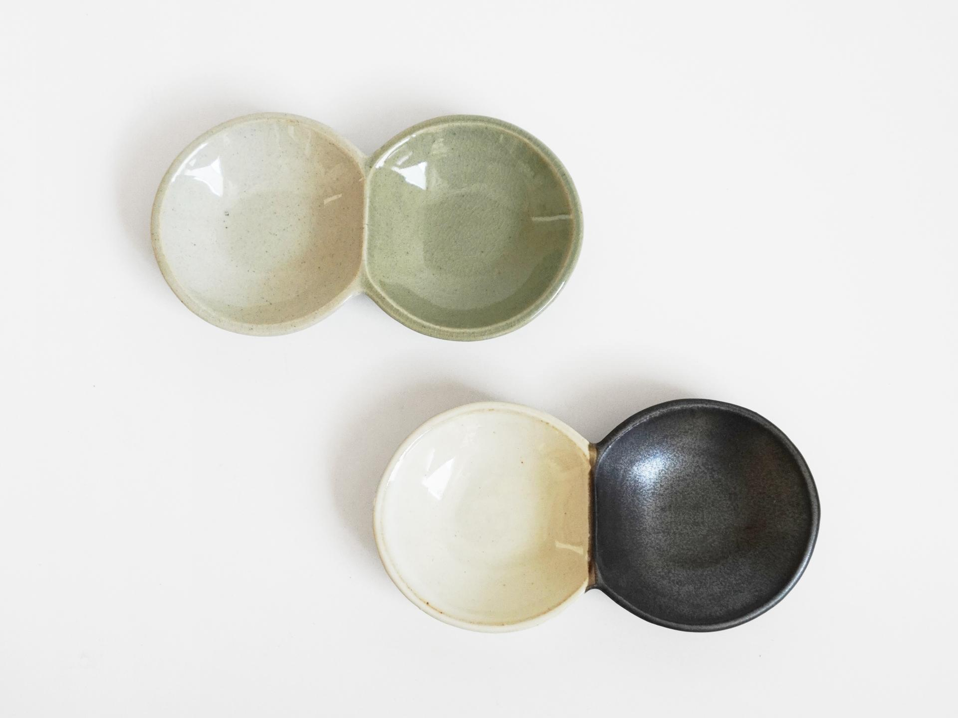 Double Round Sauce Plate - 2 Color