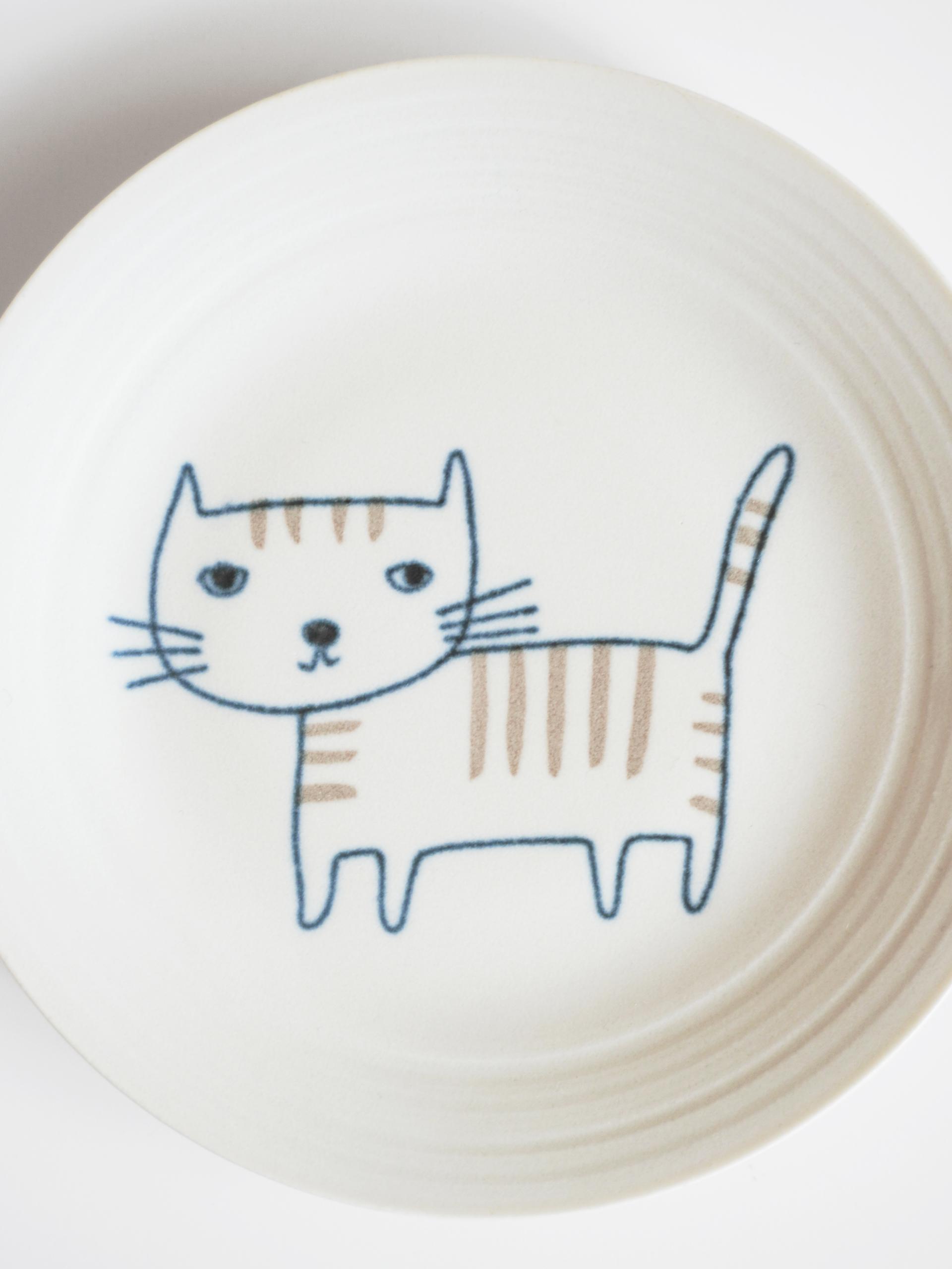 Drawing Cat Plate