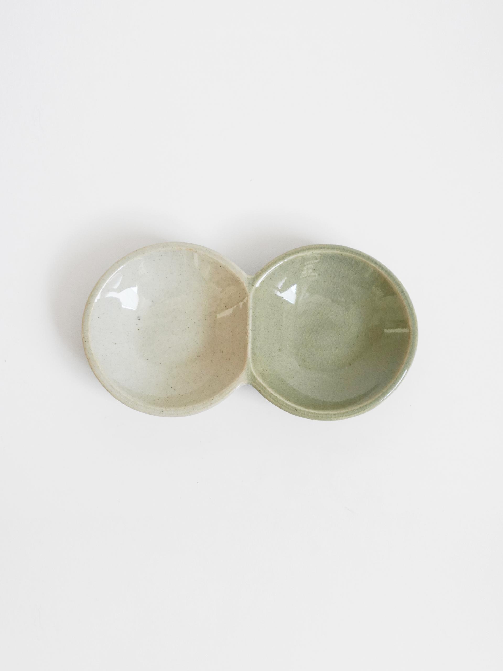 Double Round Sauce Plate - 2 Color