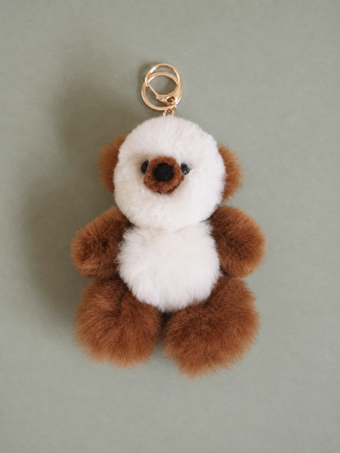 Alpaca Teddy Bear Keyring No.8