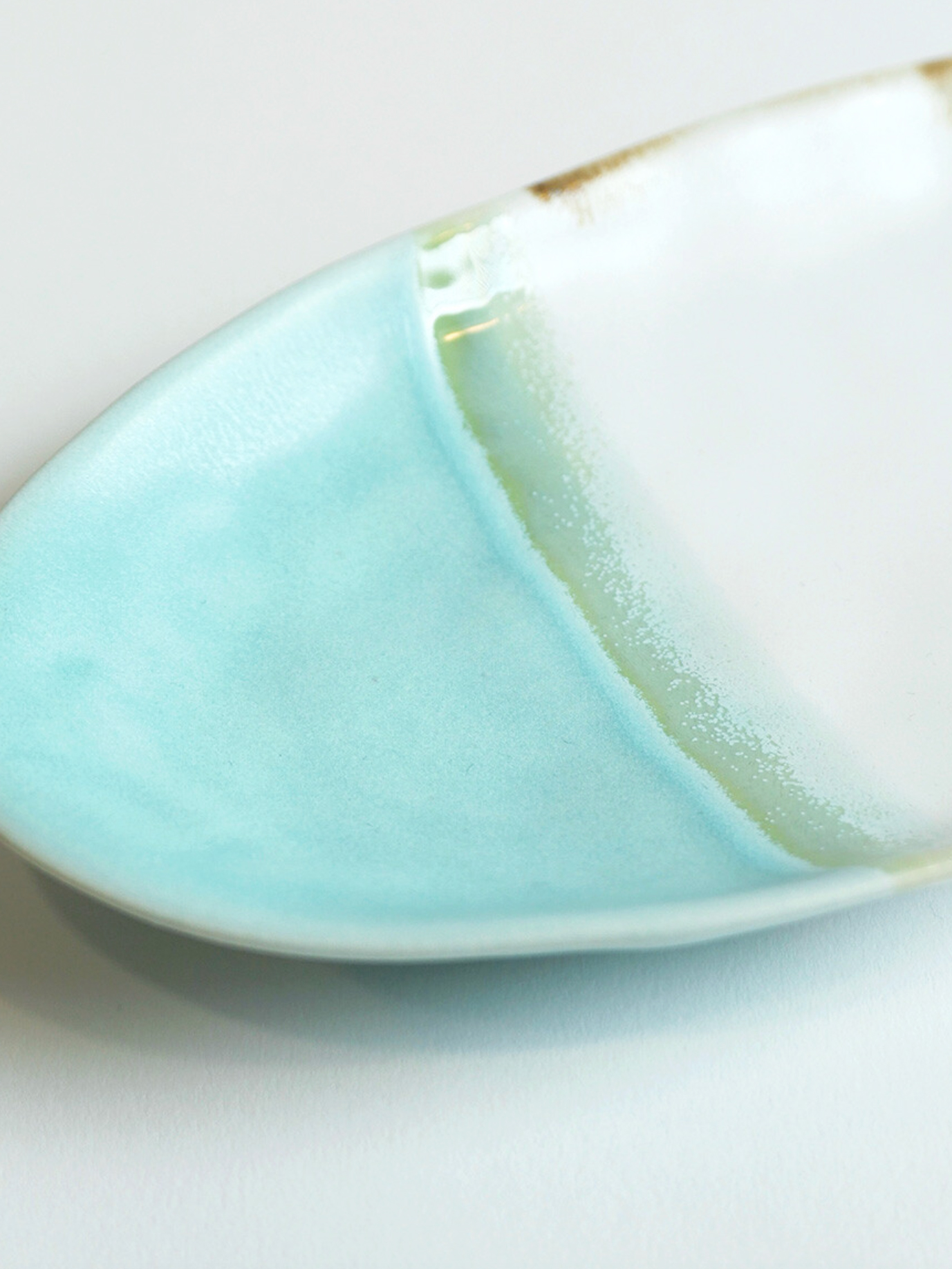 Long Plate - Matte Blue