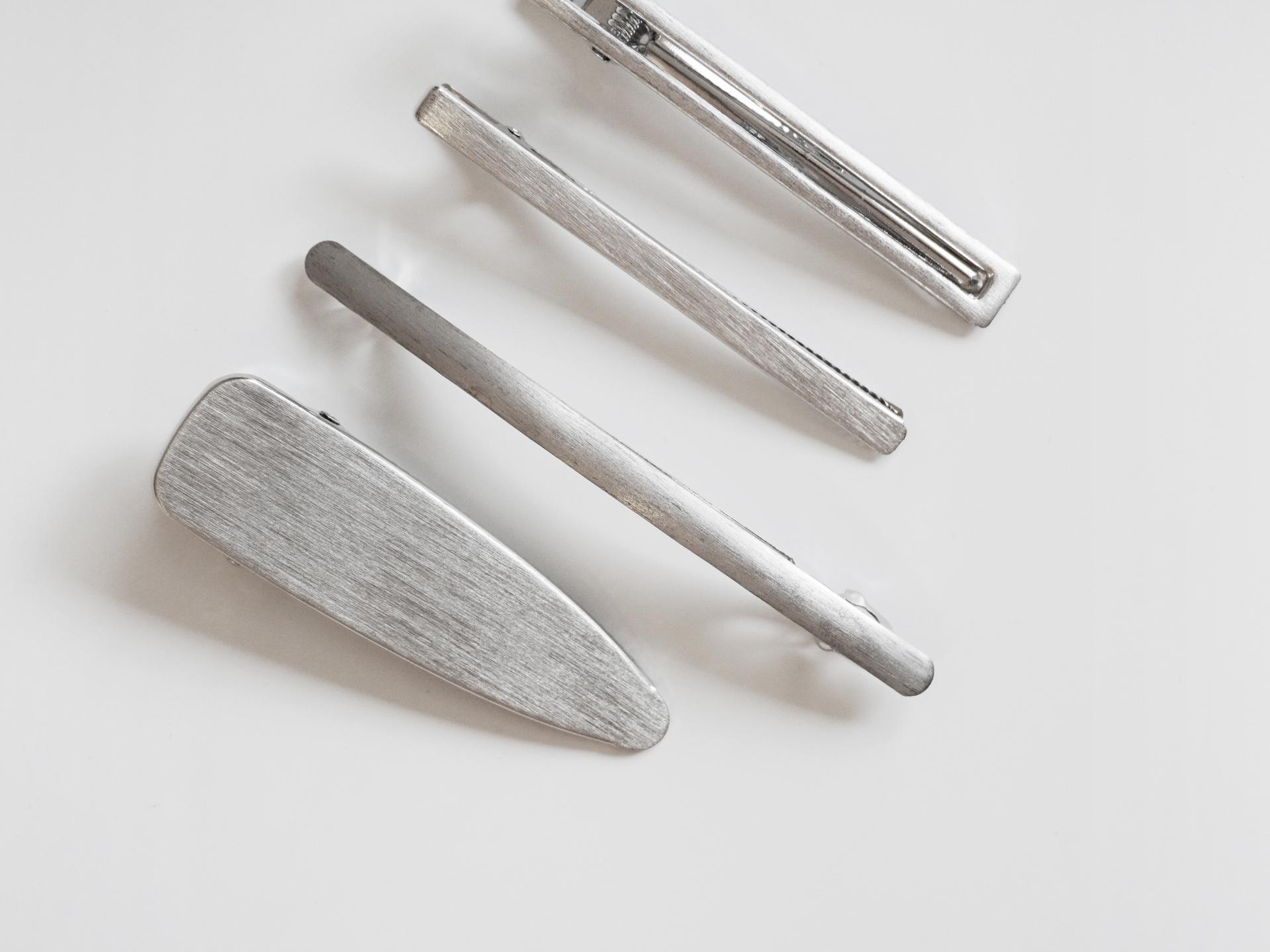 Matt Silver Hairpin - 4 Type