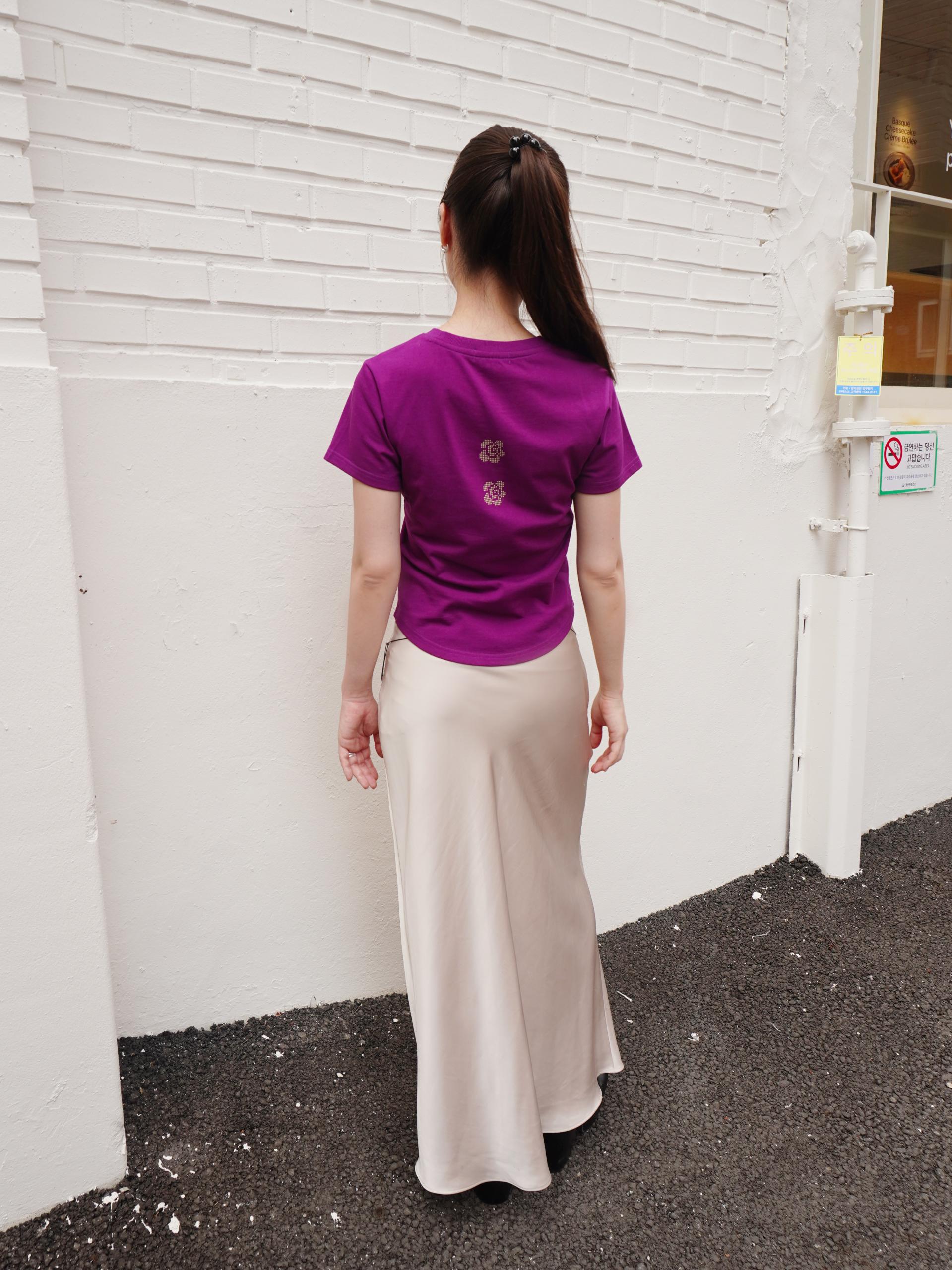 Flower Hunt T Shirt - Purple