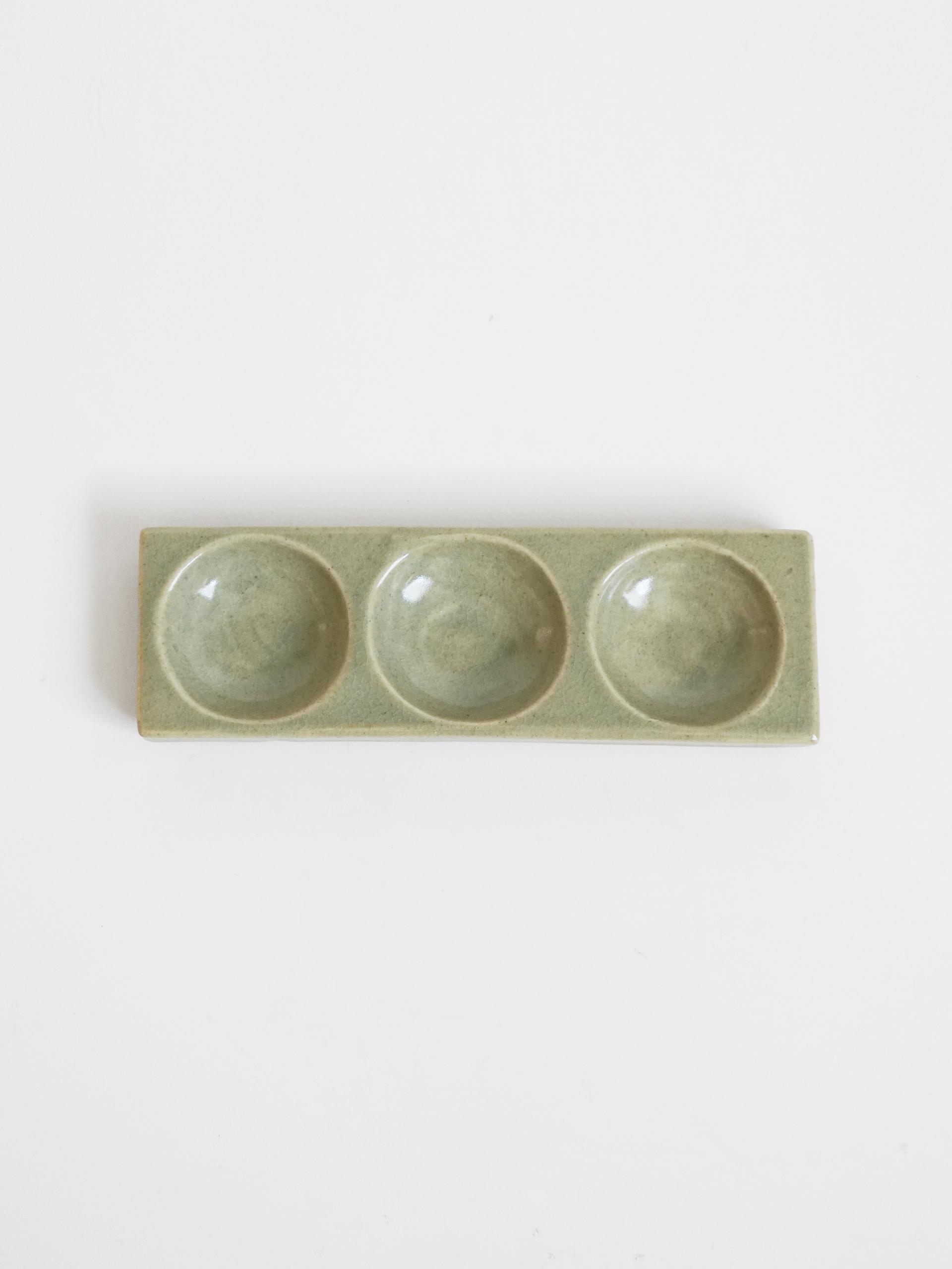 Round Brick Sauce Bowl - 3구
