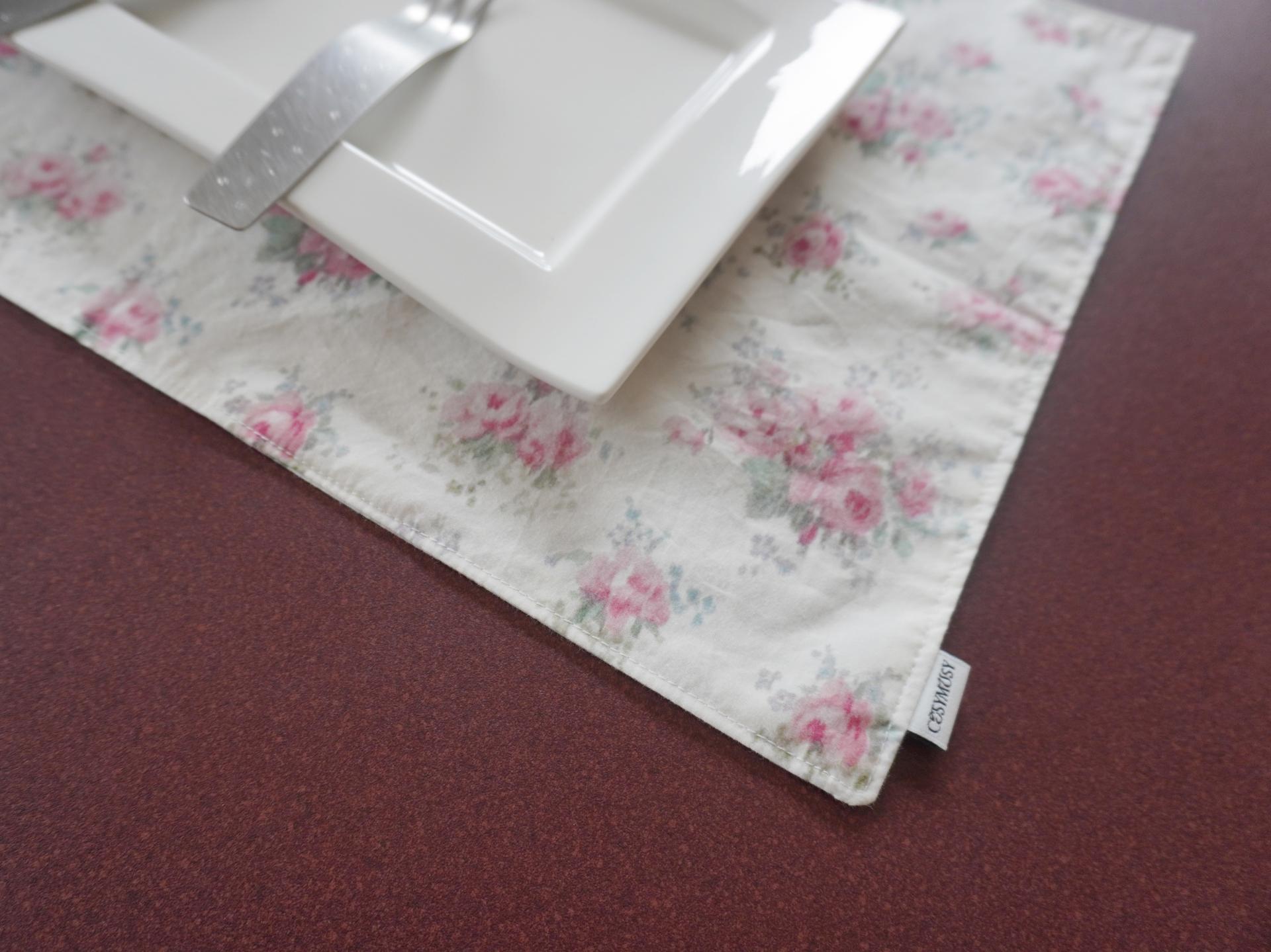 Cottage Rose Kitchen Cloth Table Mat - 2 Color