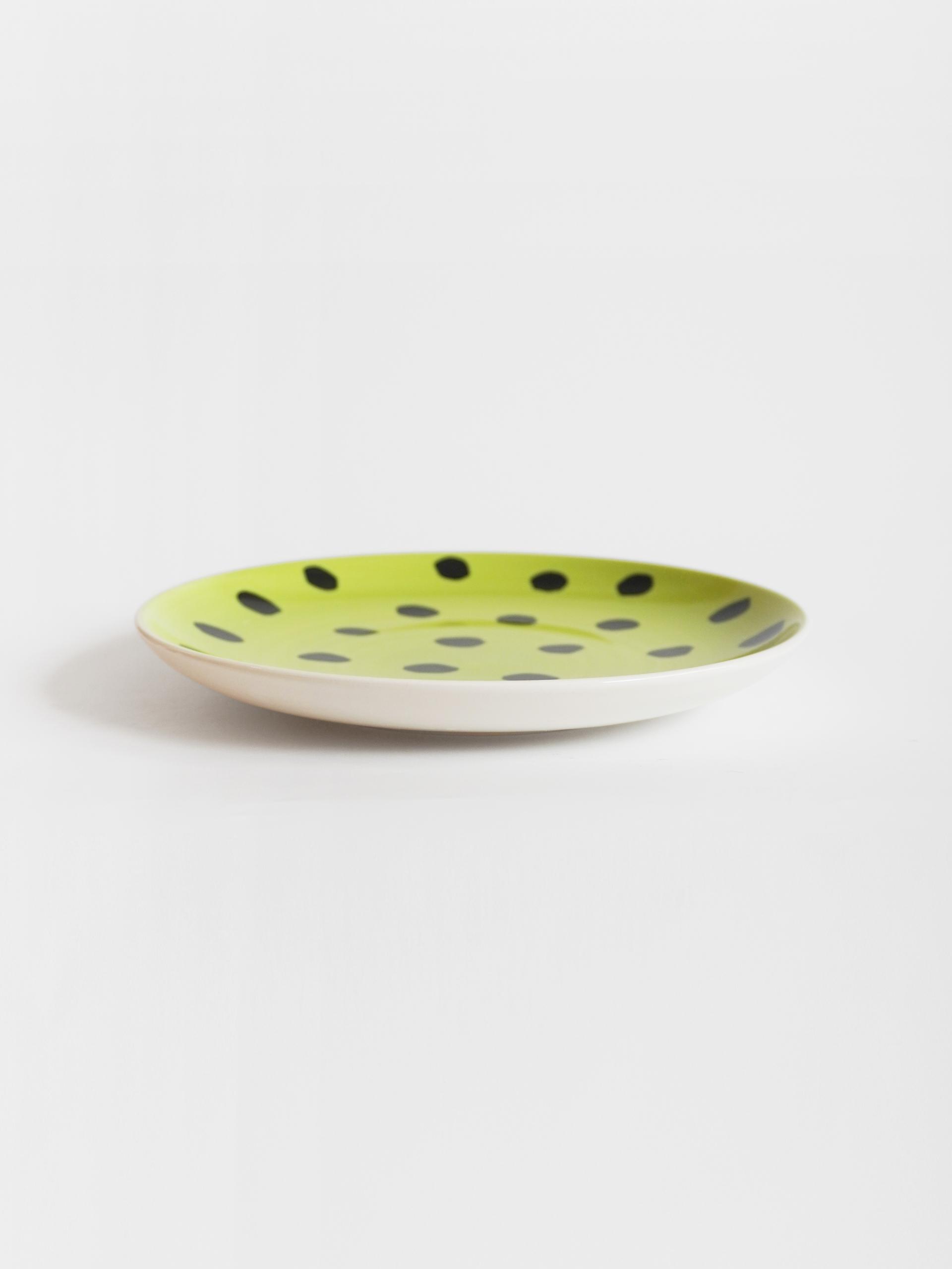 Polka Watermelon Plate