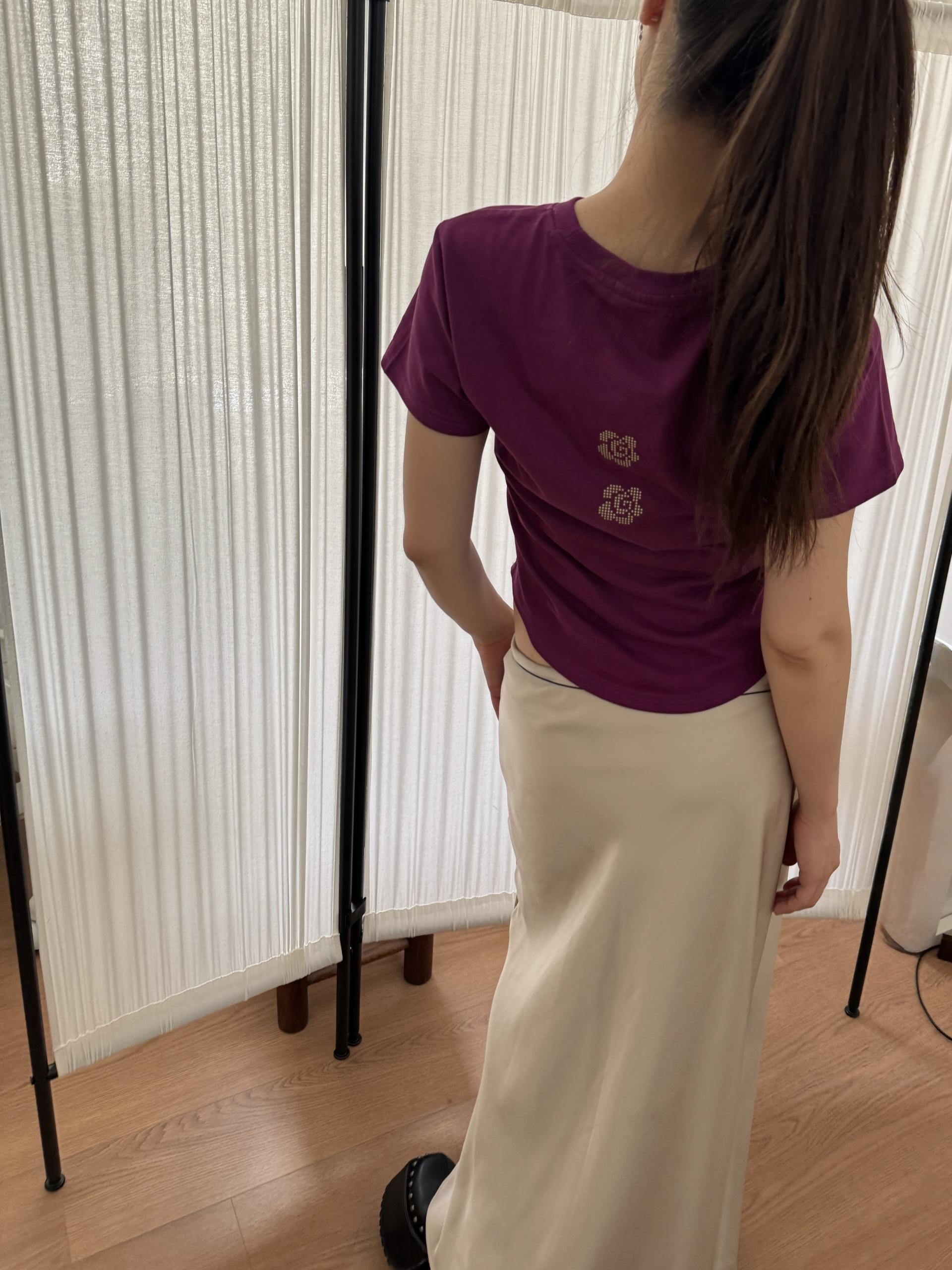 Flower Hunt T Shirt - Purple