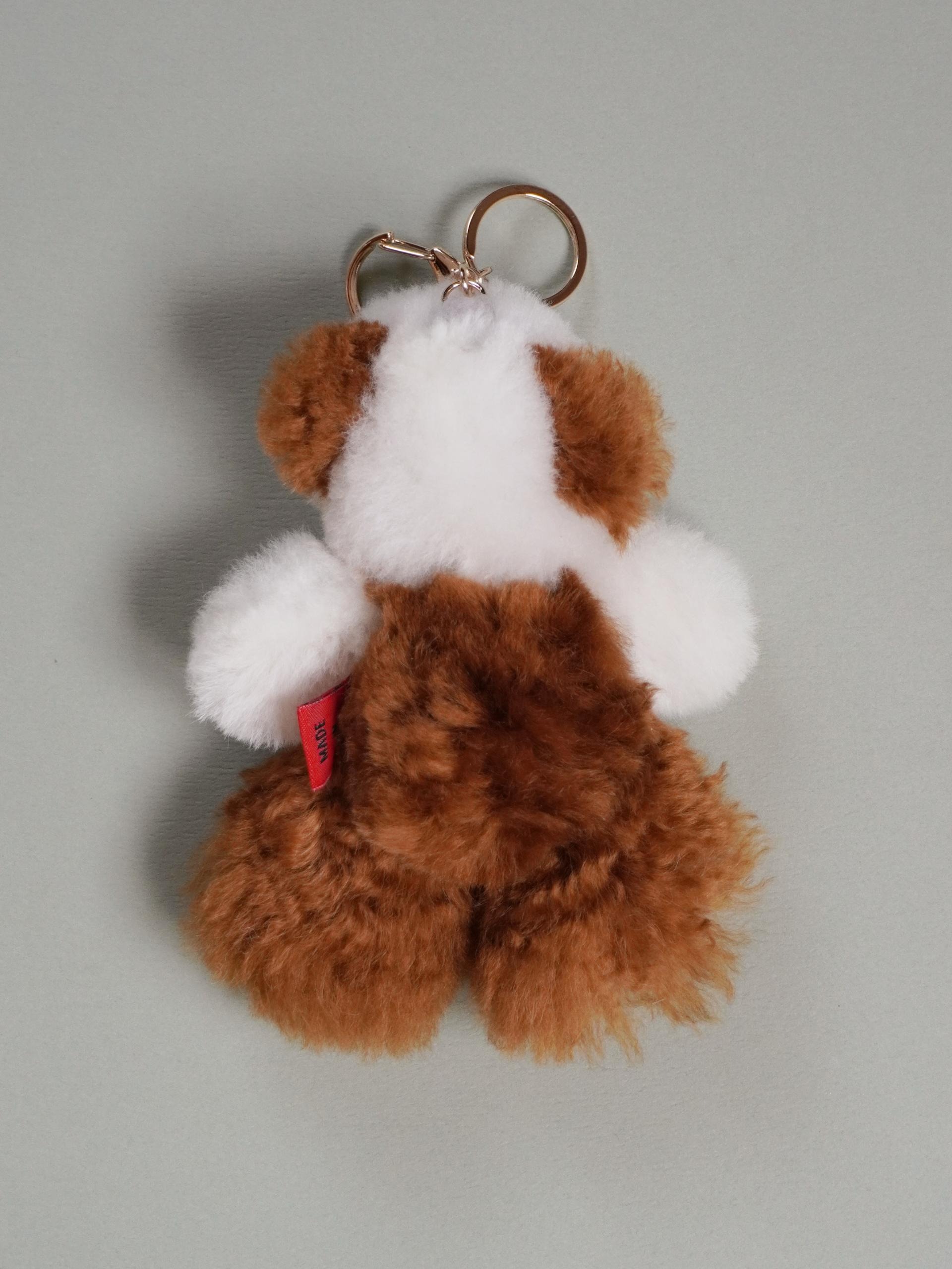 Alpaca Teddy Bear Keyring No.7