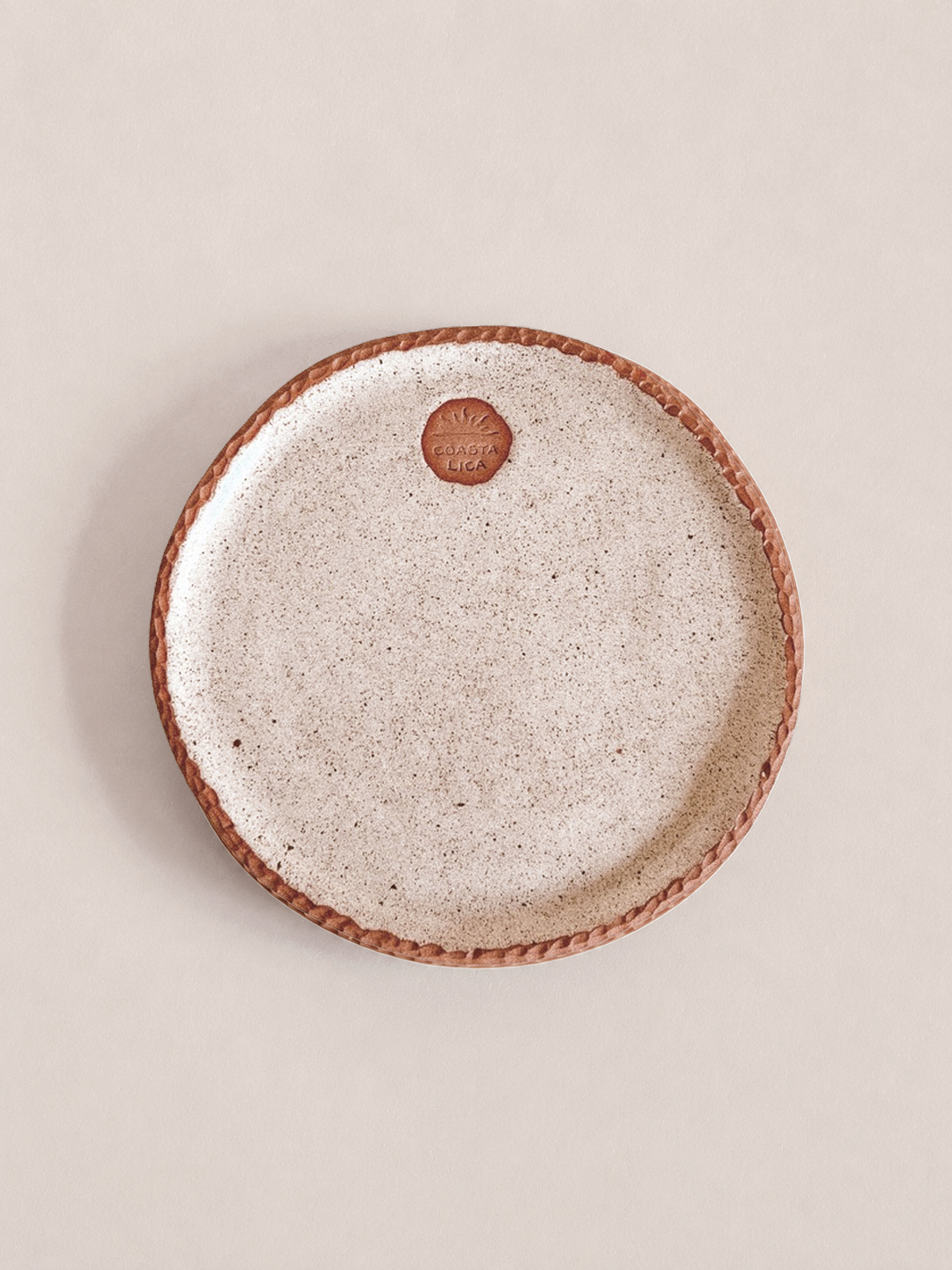 Coastalica Plate - White