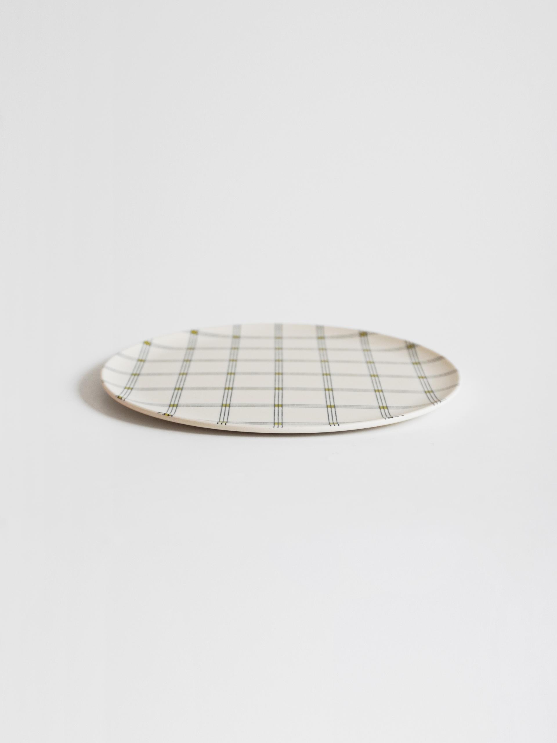 Blue Pattern Picnic Plate (M)