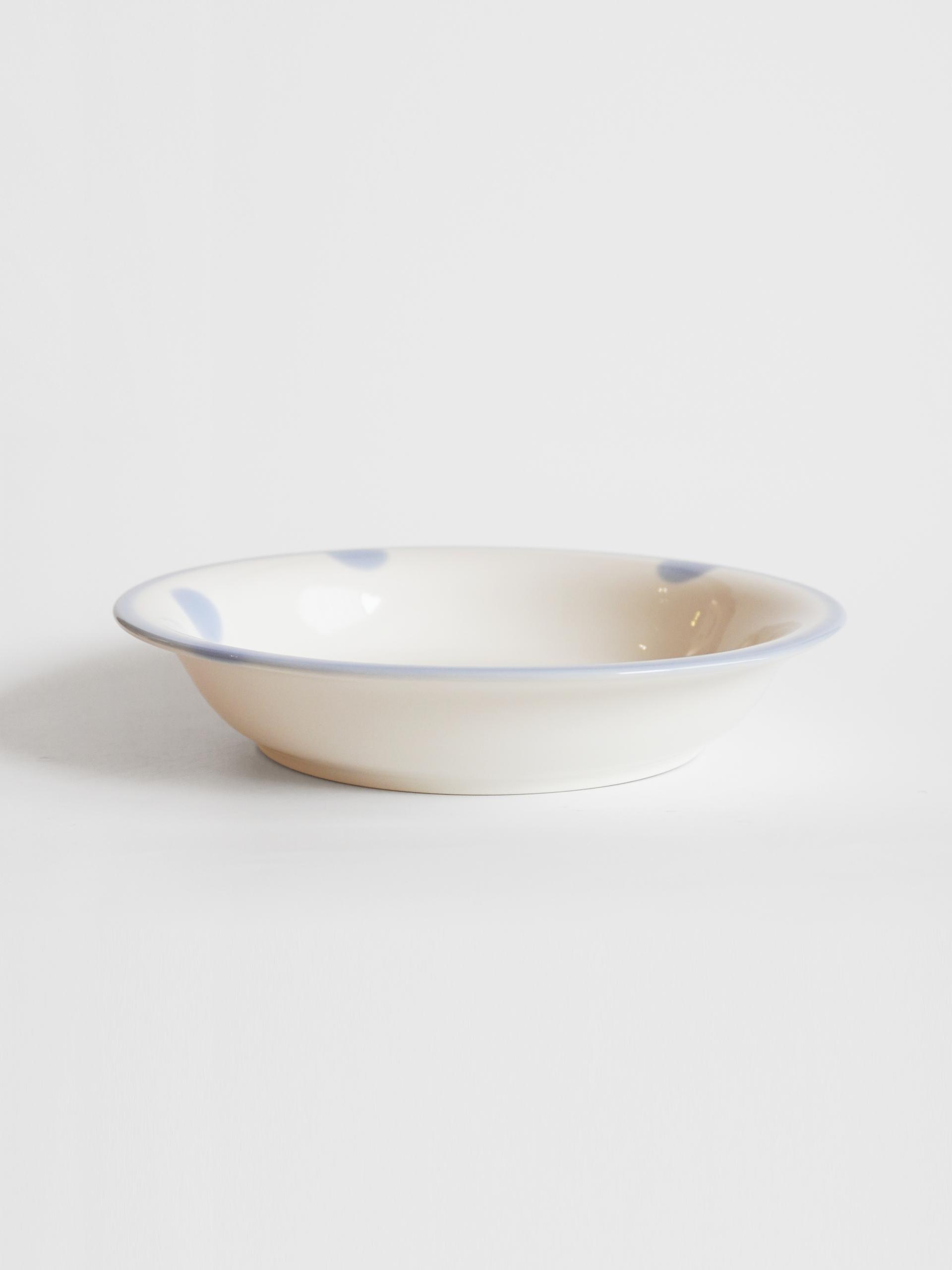 Milk Blue Dot Bowl