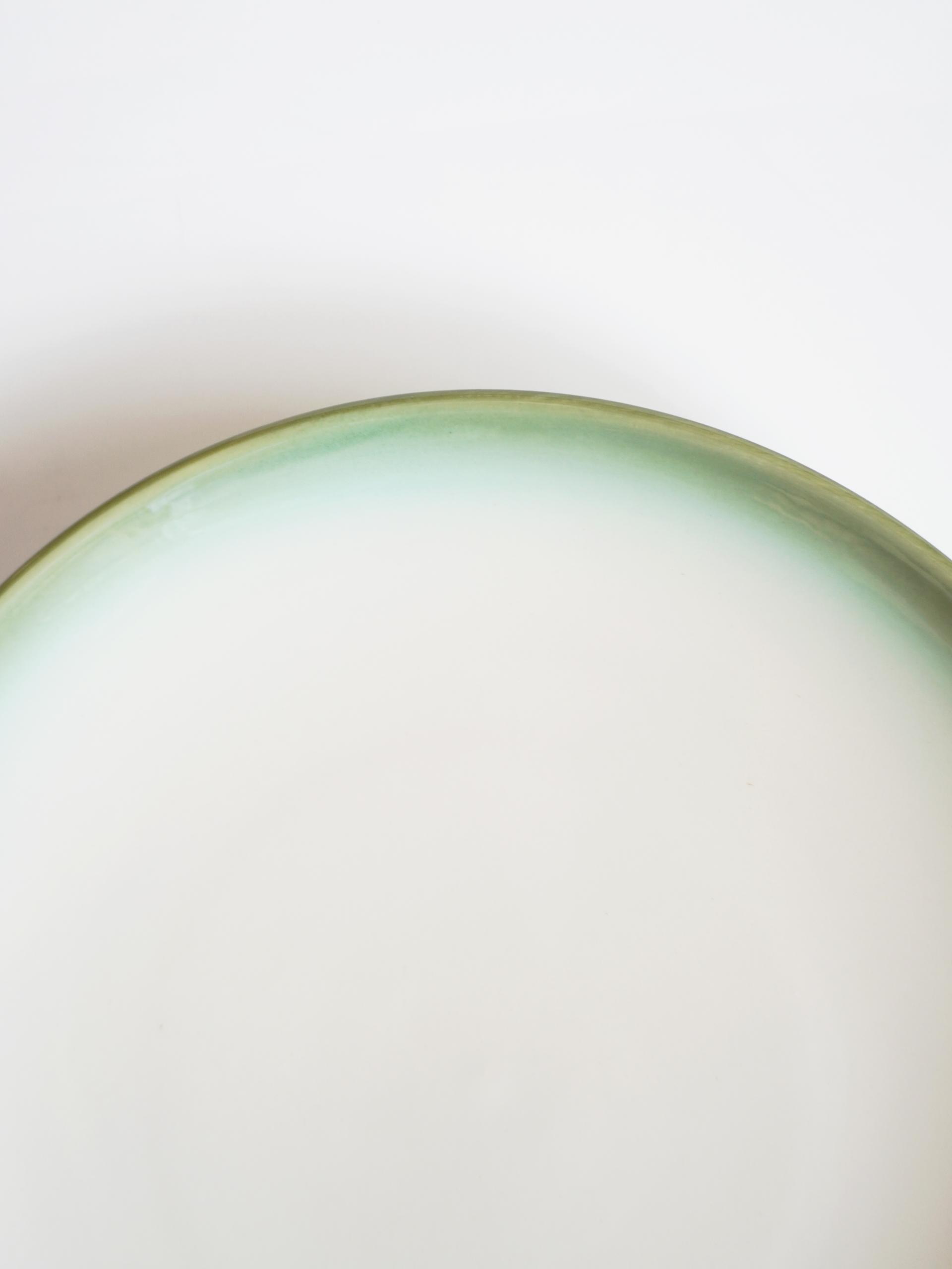 Gradient Dinner Plate - Green