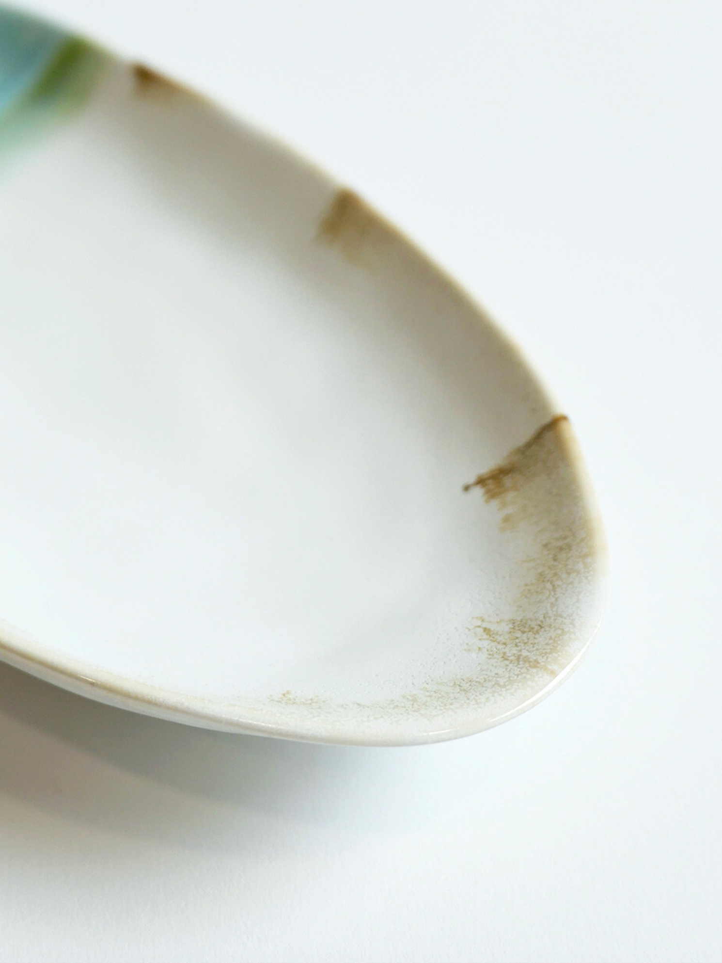 Long Plate - Matte Blue