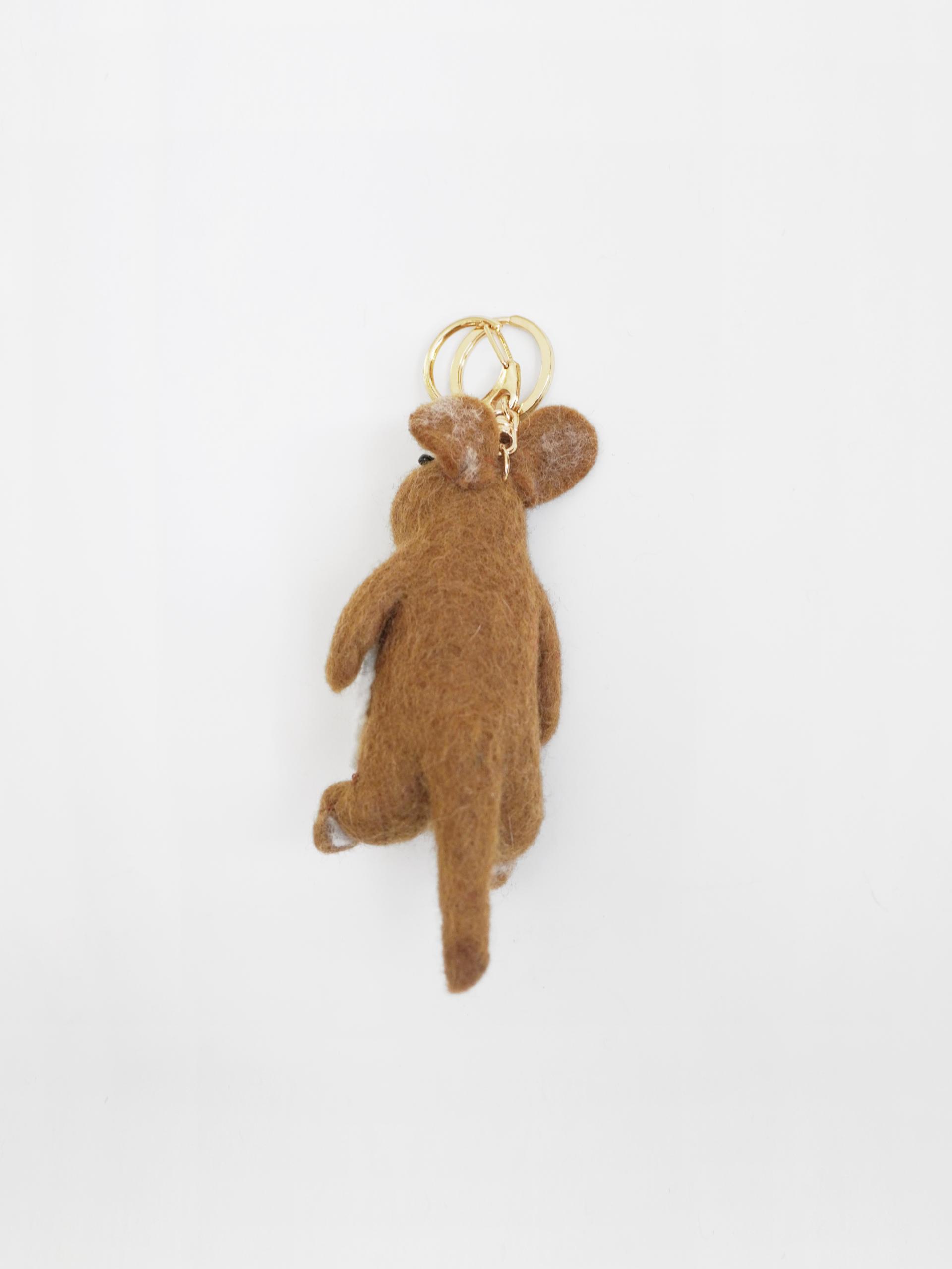 캥거루 Wool Keyring