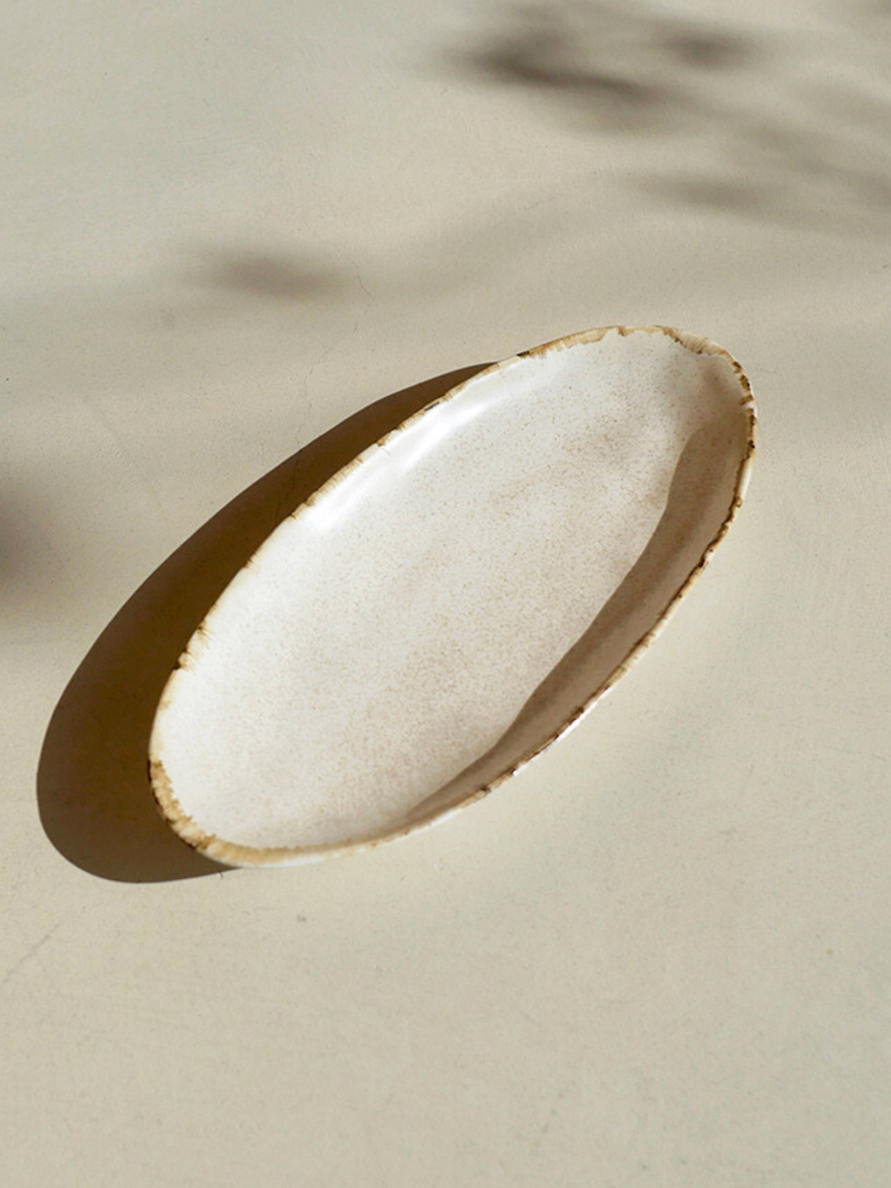 Long Plate - Oat Beige