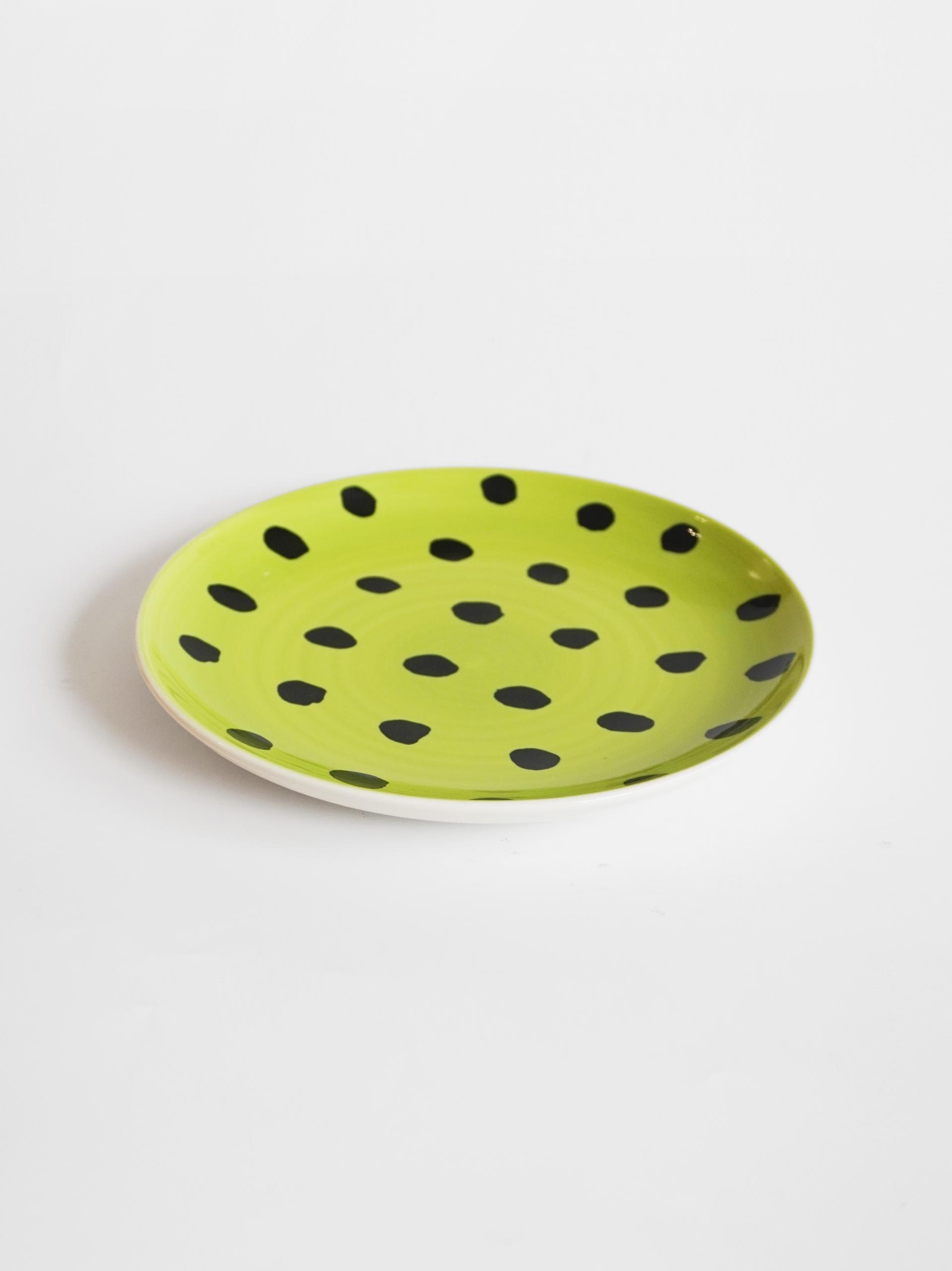 Polka Watermelon Plate