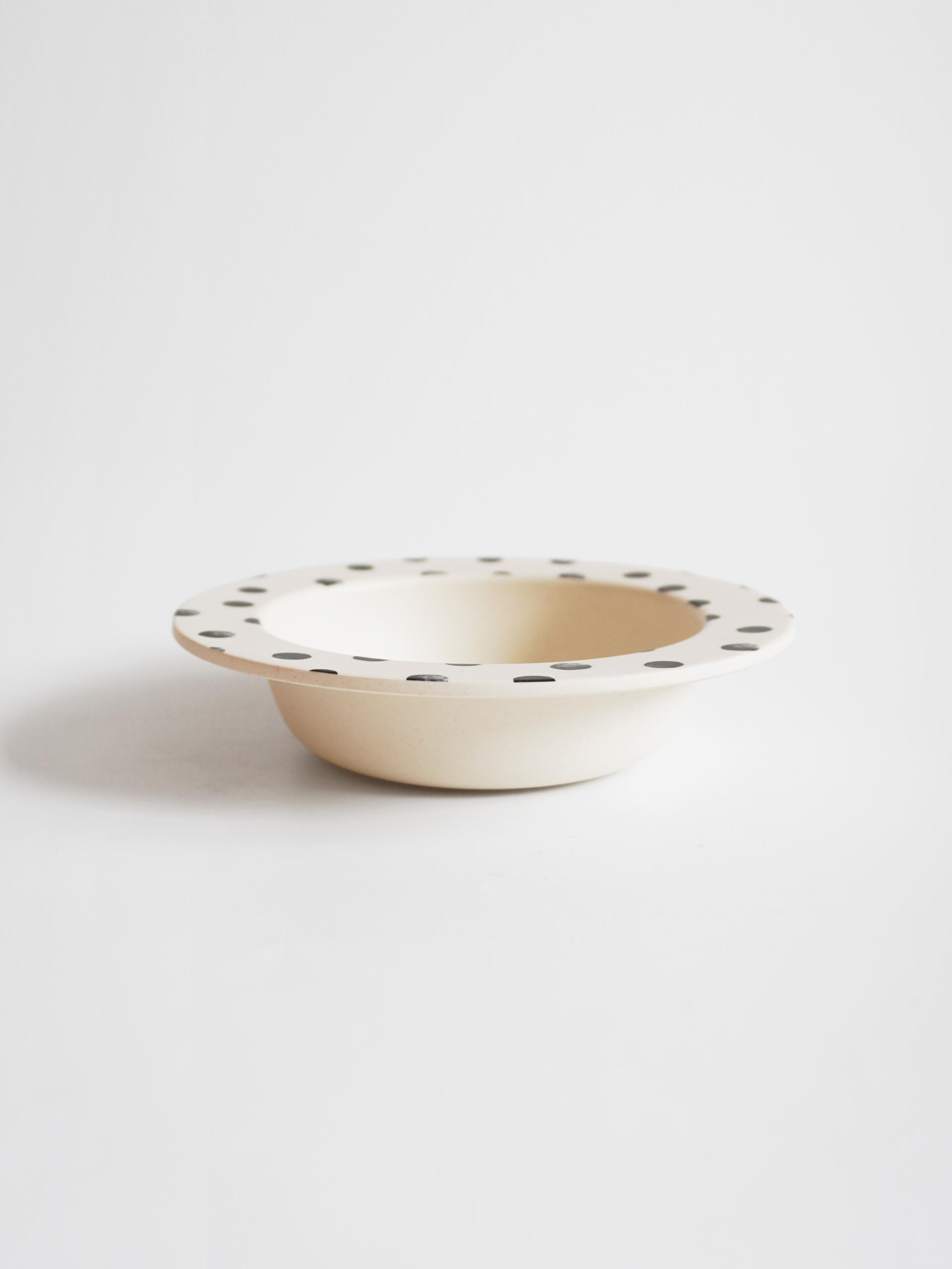 Dot Pattern Picnic Bowl