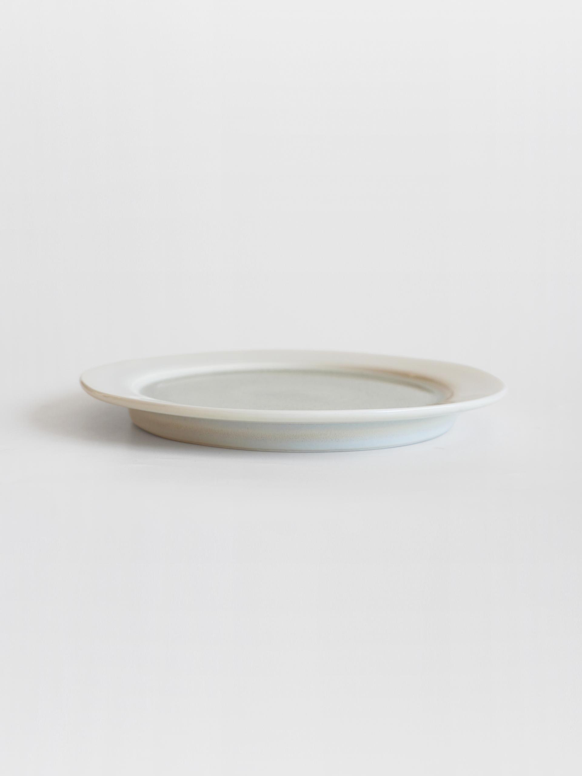 Natural Two Tone Plate - Green