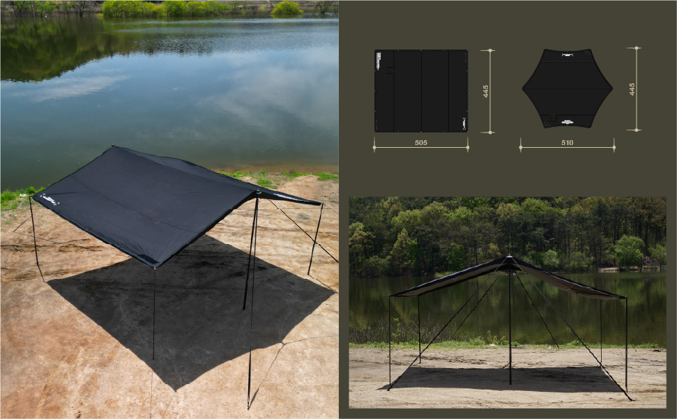 ZIP-TARP 六角形