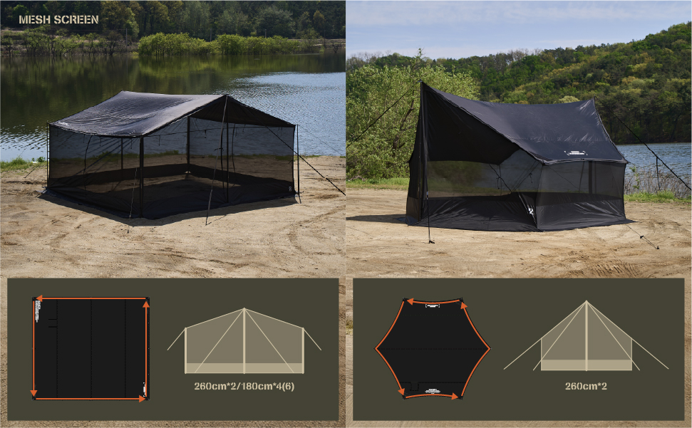 ZIP-TARP 六角形
