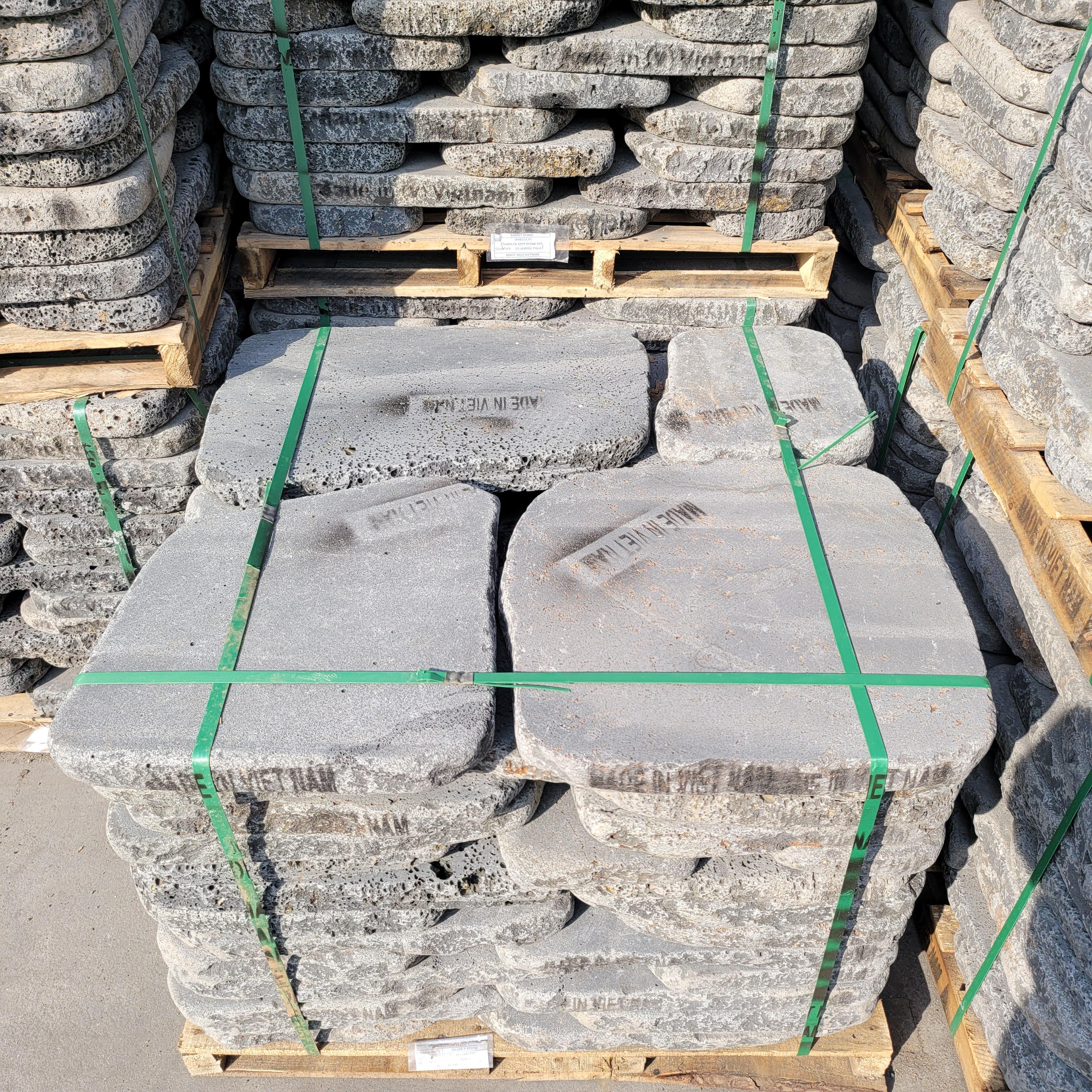 현무암 부정형 굴림 디딤석 50T (추가 가공)