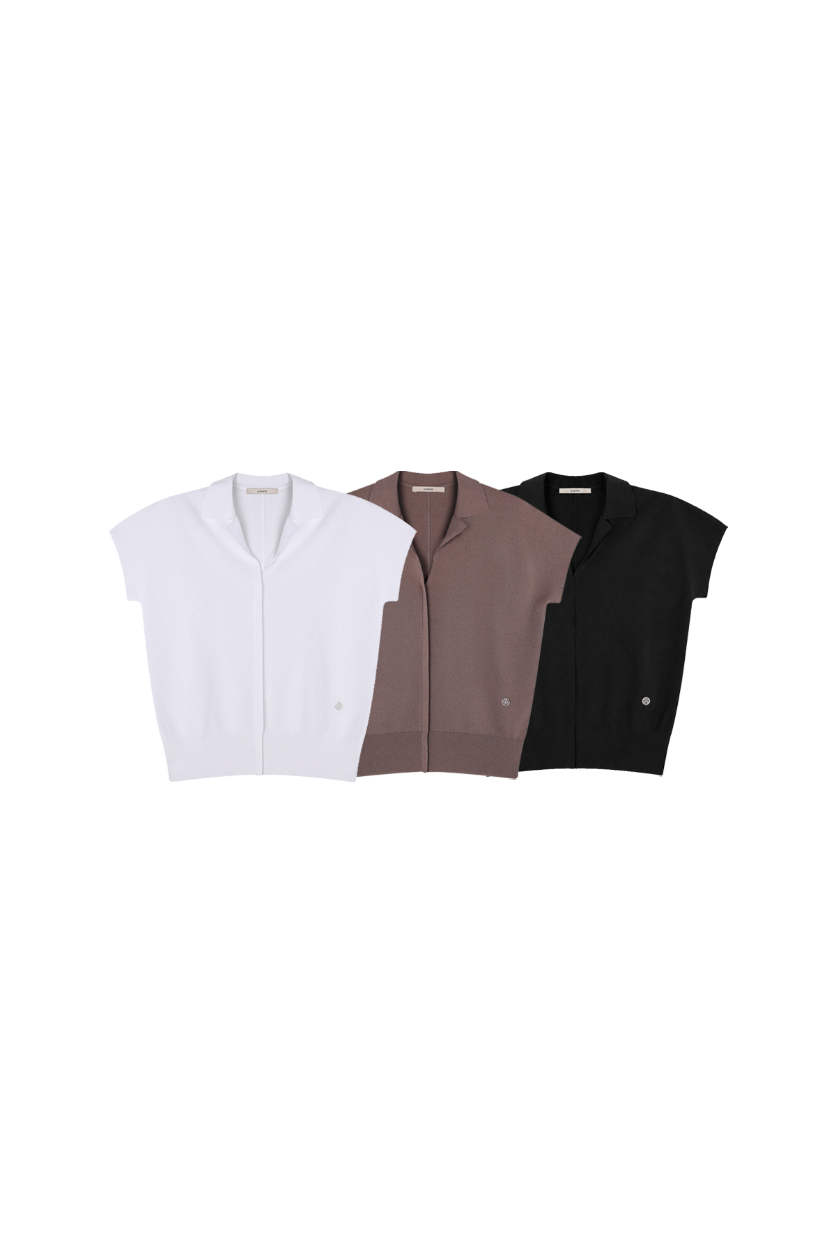 플로렌 시그니처 카라 니트 TOP_IVORY (3colors)