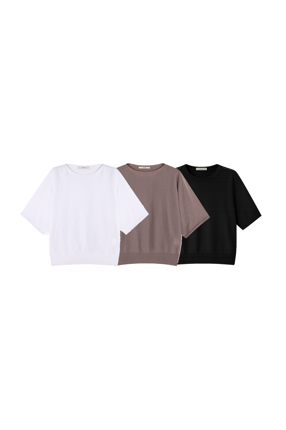 라비에트 홀가 니트 TOP _BEIGE (3colors)