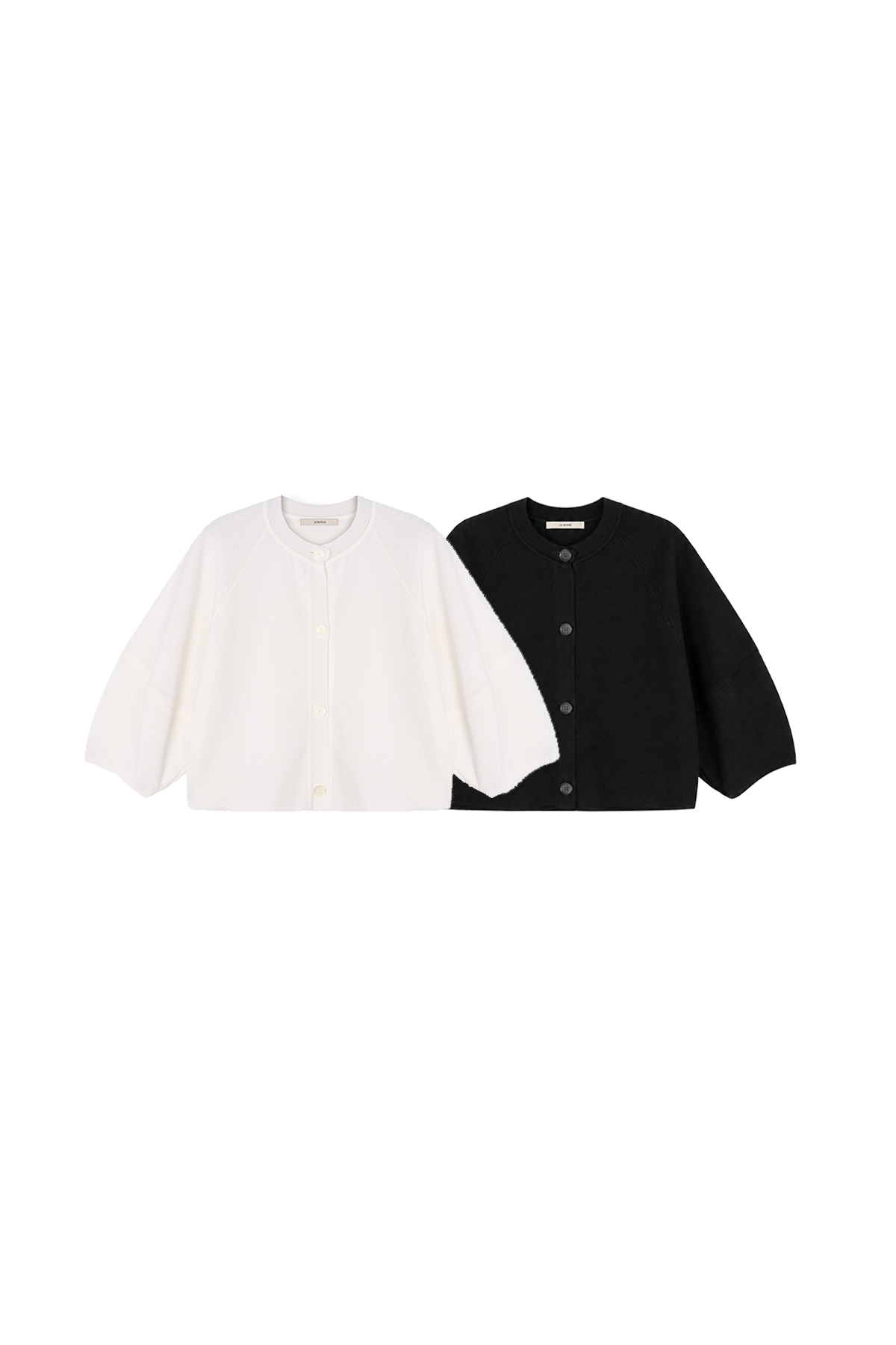 마농 드로즈볼륨 니트가디건_BLACK (2colors)