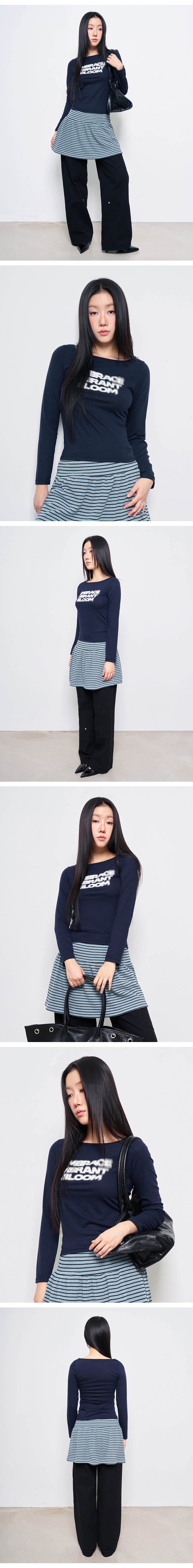BLOOM SLIM FIT T-SHIRT (2COLOR)