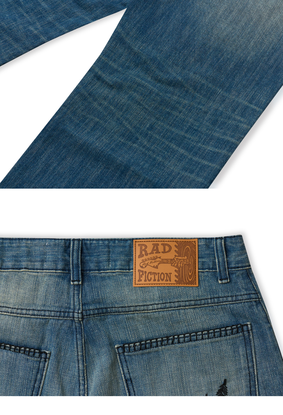 [오*서님] 개인 결제창 (WADE HAND STITCH WIDE FIT DENIM JEANS / MID BLUE)