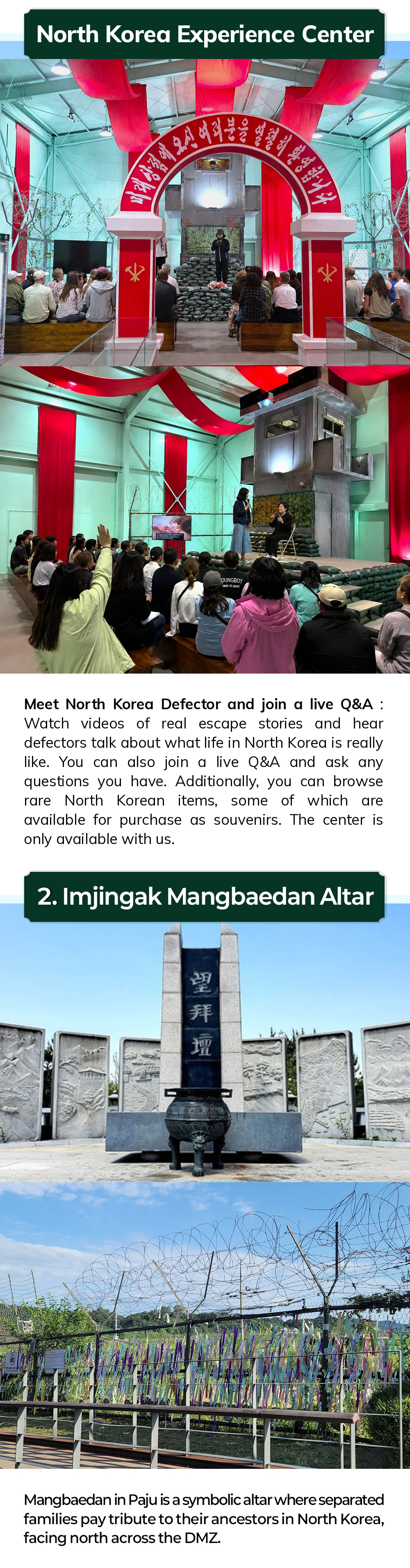 DMZ Insider Halfday Tour: 3rd Tunnel, North Korean Defector Meet-up