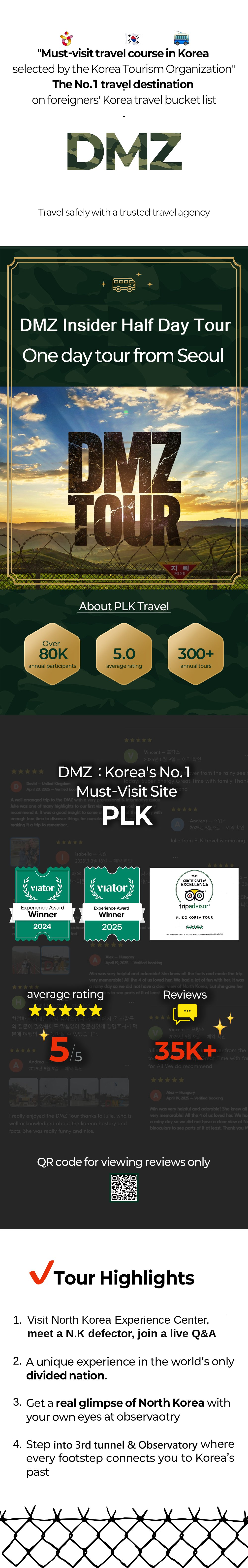 DMZ Insider Halfday Tour: 3rd Tunnel, North Korean Defector Meet-up