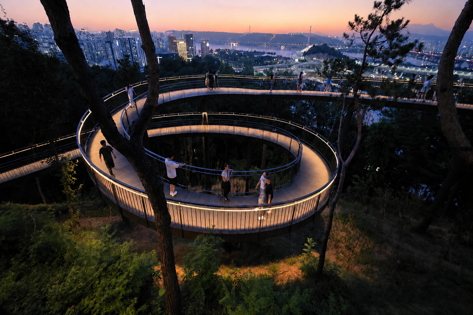 [WED&SAT] Seoul Evening-to-Night Tour: Market Food, Han River Cruise, Scenic Viewpoint