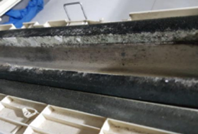 클라우스 프론트판넬 세척 전